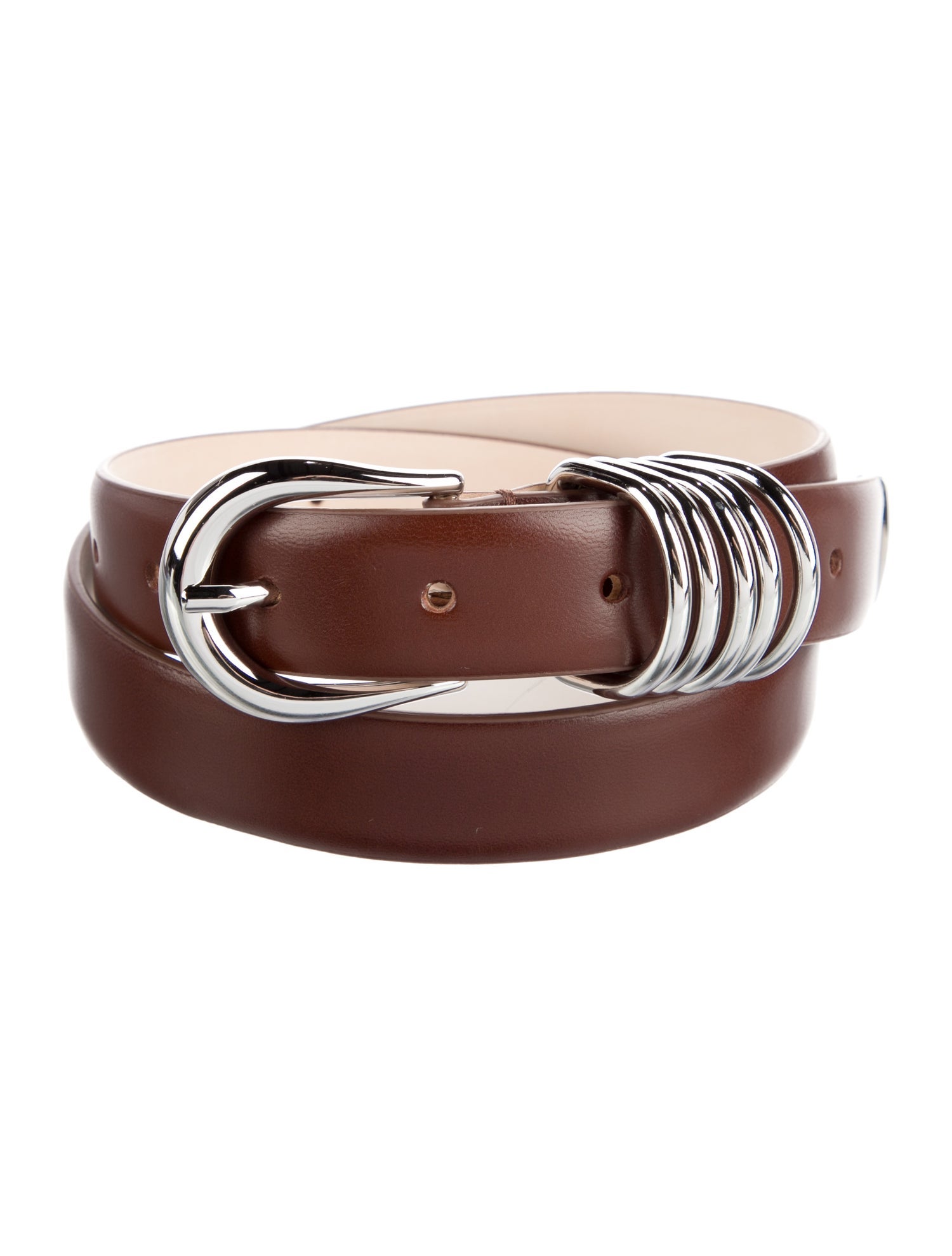 Déhanche Skinny Leather Belt w/ Tags