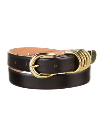 Déhanche Skinny Leather Belt