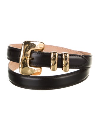 Déhanche Skinny Leather Belt