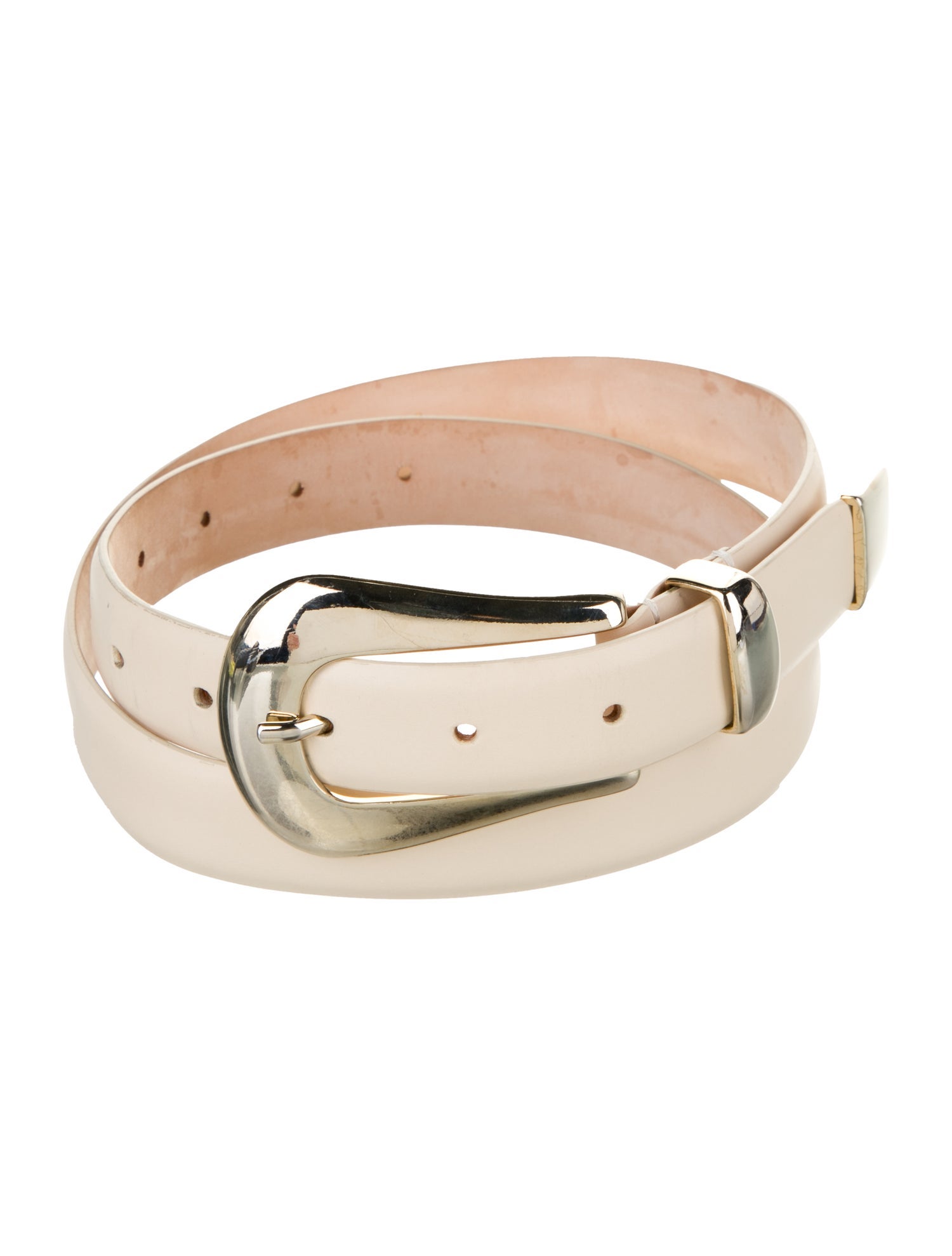 Déhanche Skinny Leather Waist Belt