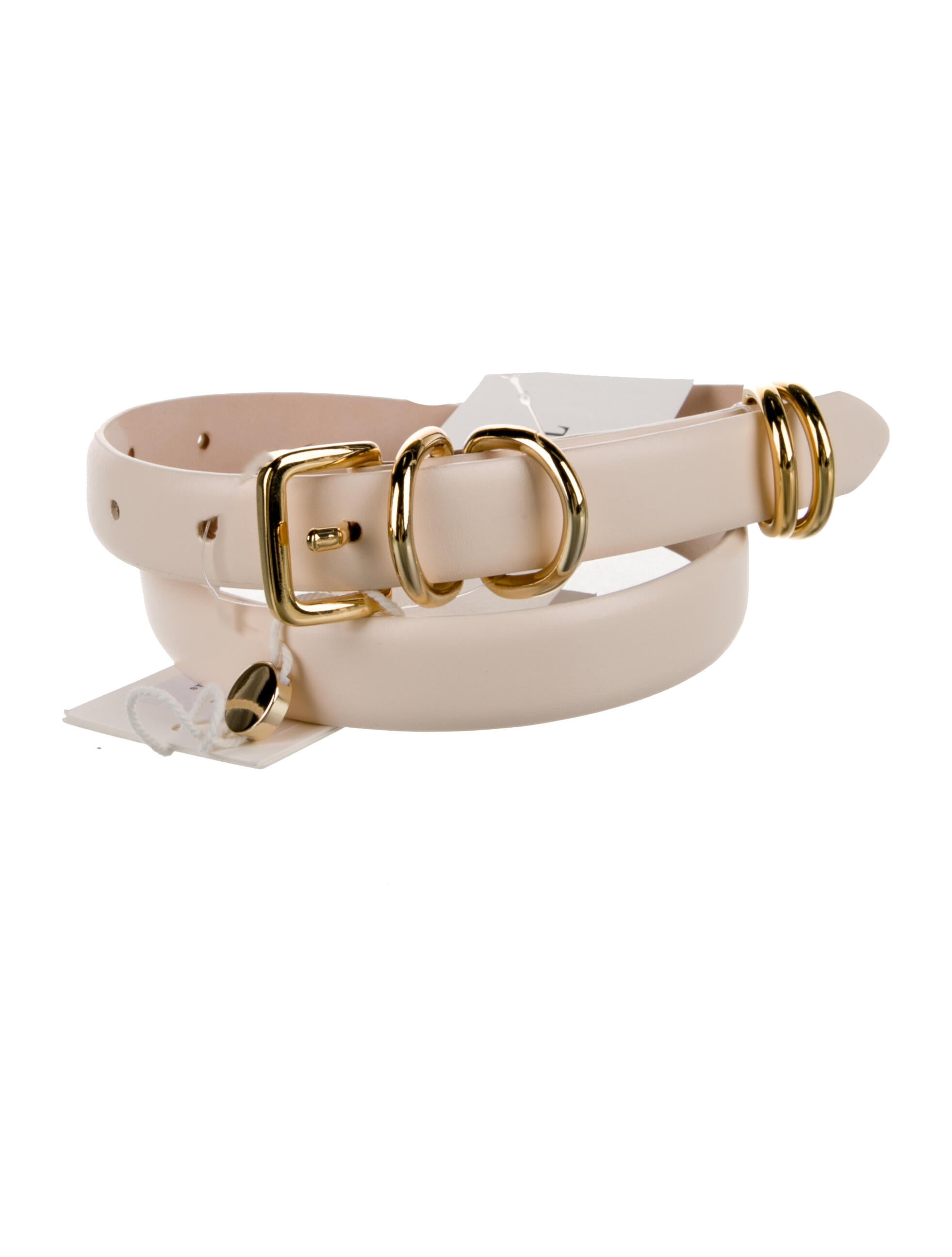 Déhanche Skinny Leather Belt w/ Tags