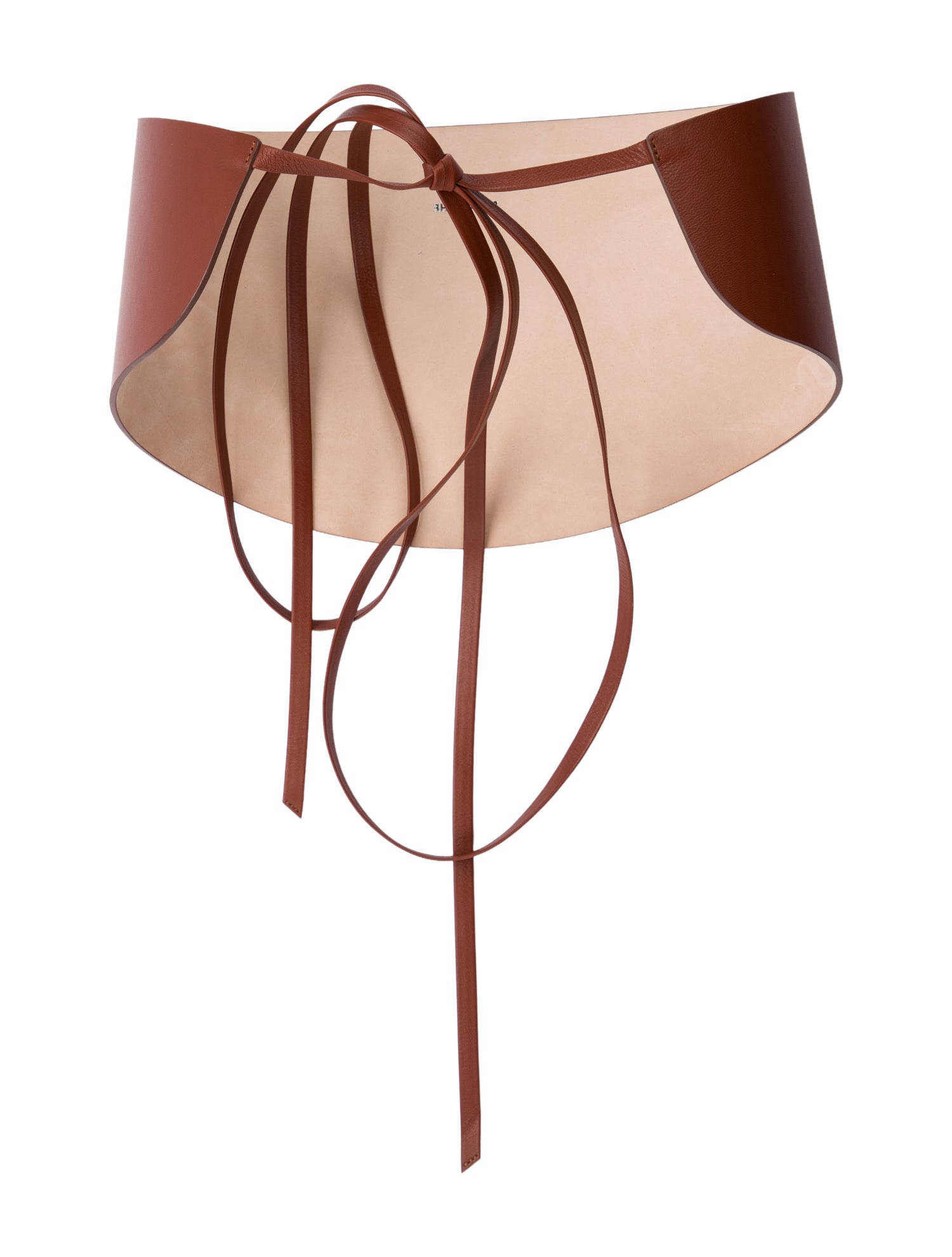 Déhanche Wide Leather Waist Belt