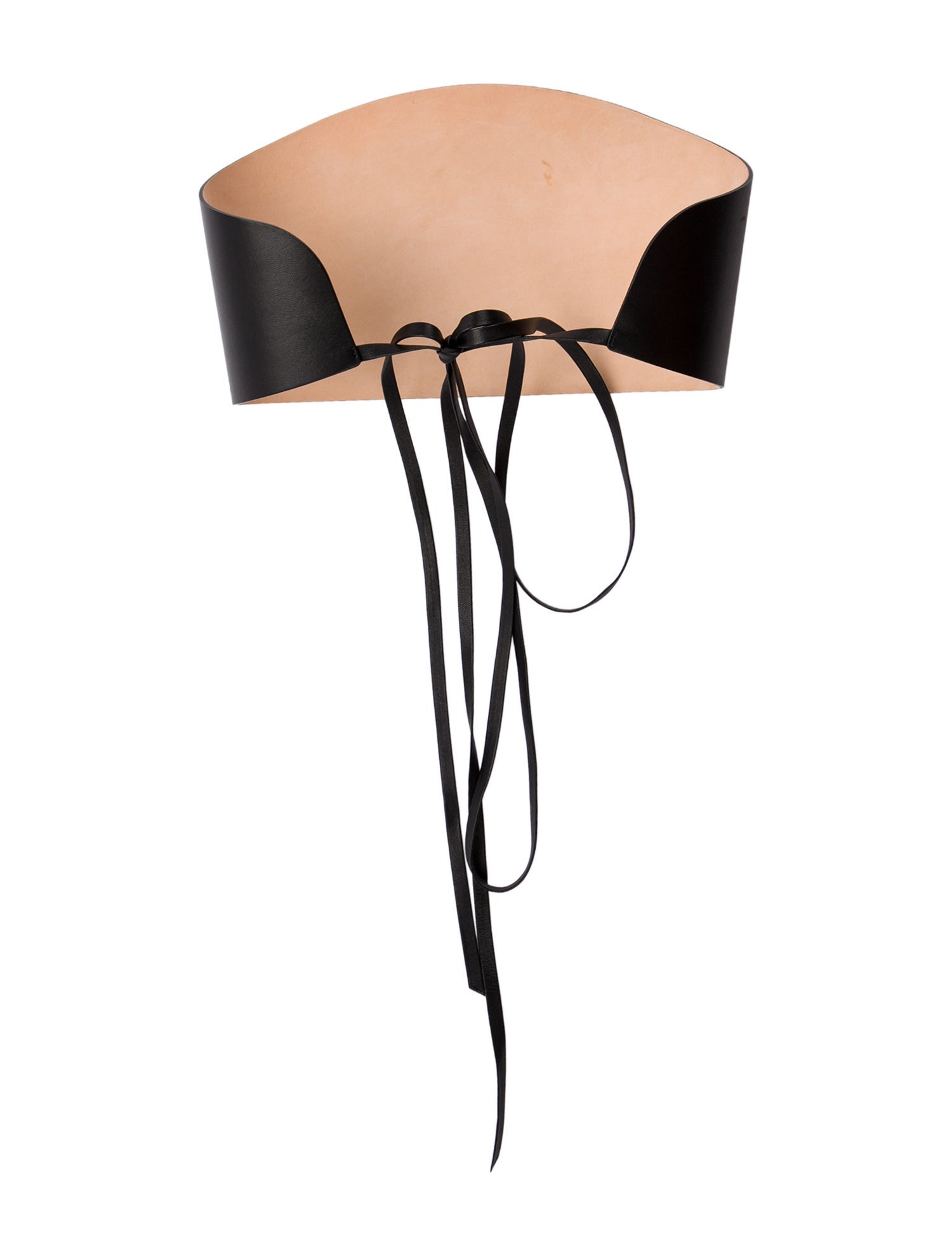 Déhanche Wide Leather Waist Belt