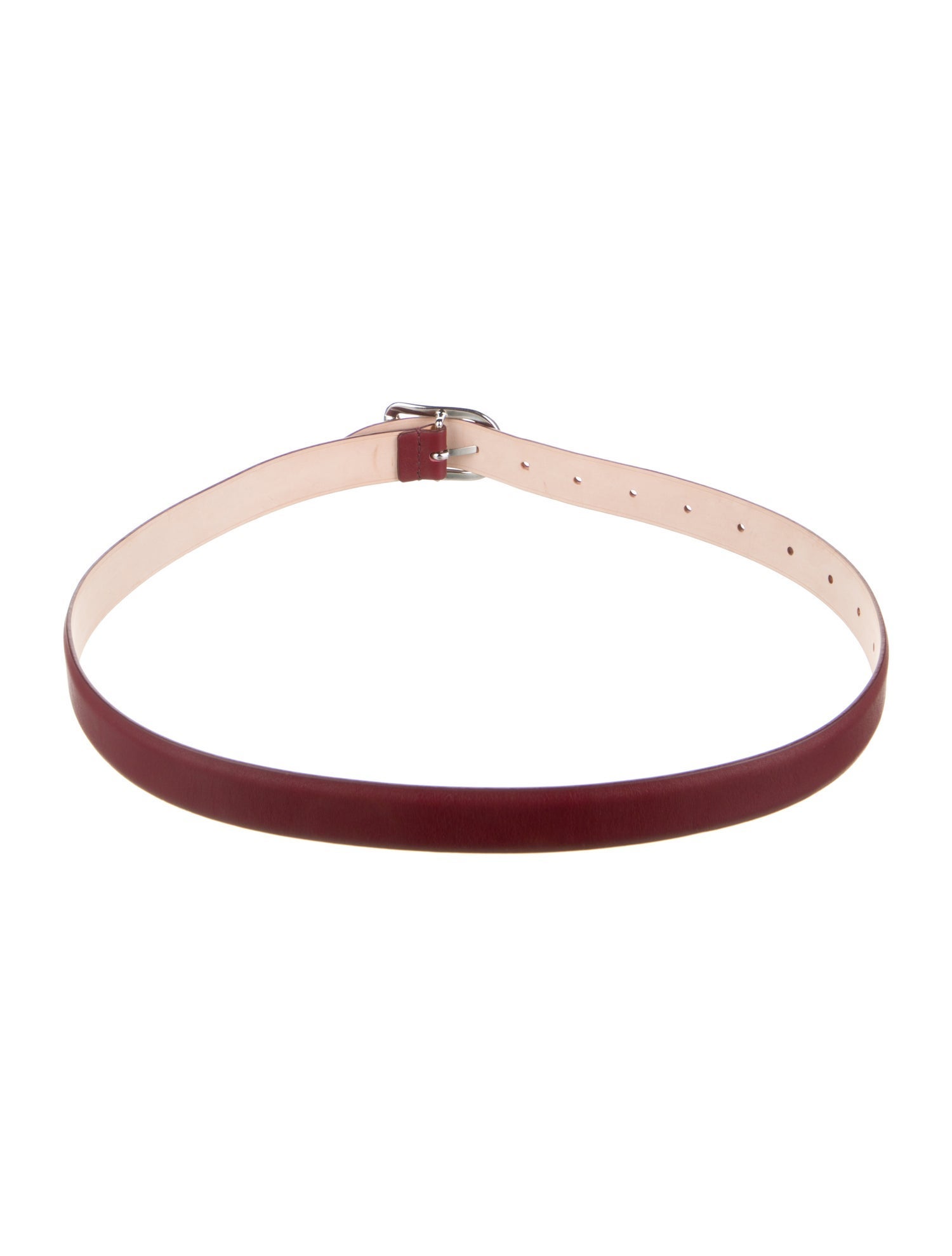 Déhanche Skinny Leather Waist Belt