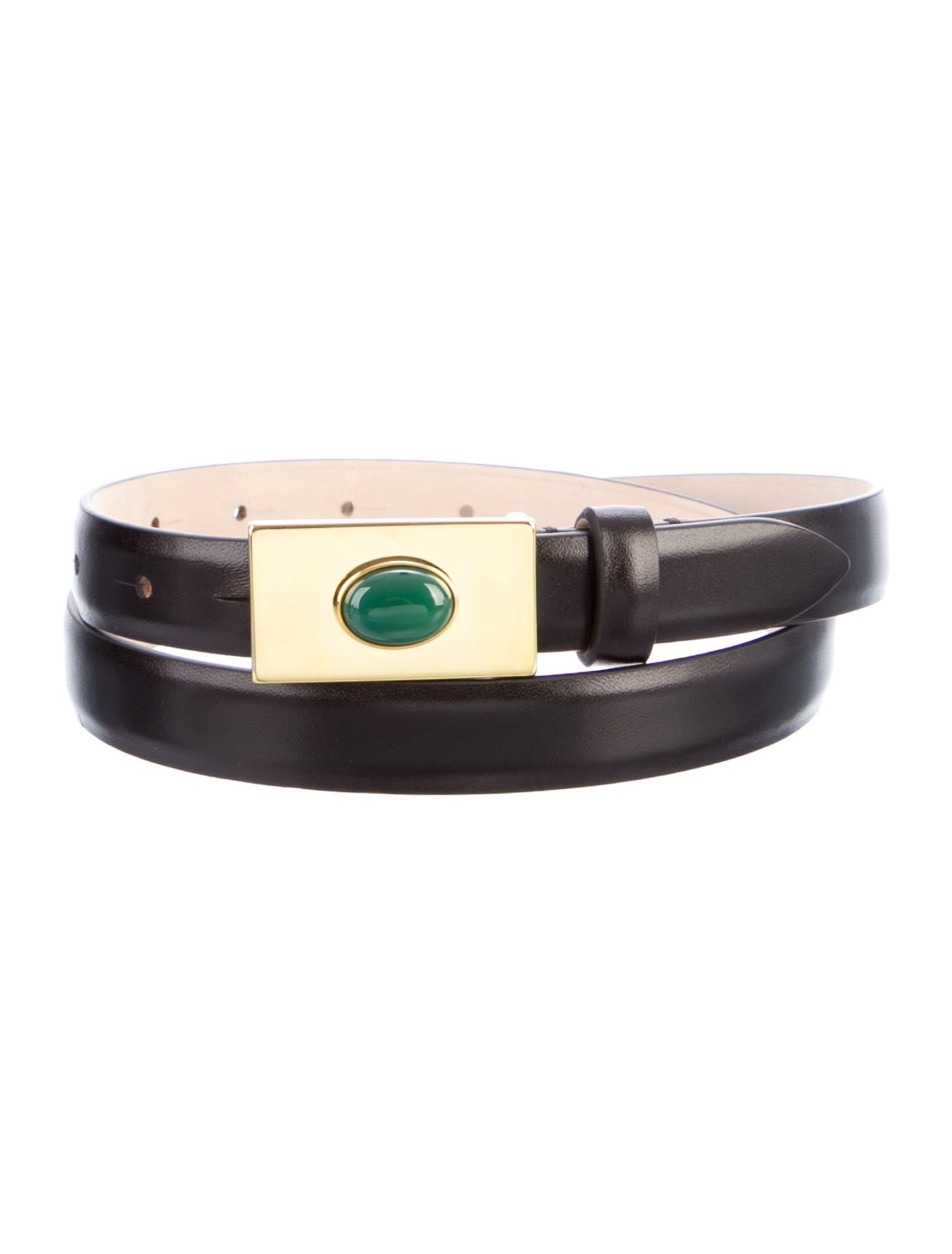 Déhanche Skinny Leather Belt