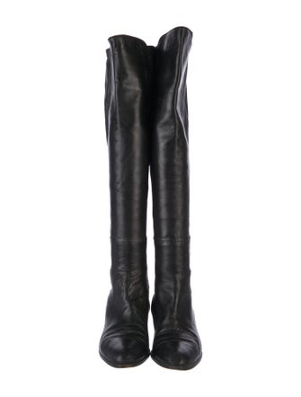 Duccio Del Duca Leather Riding Boots