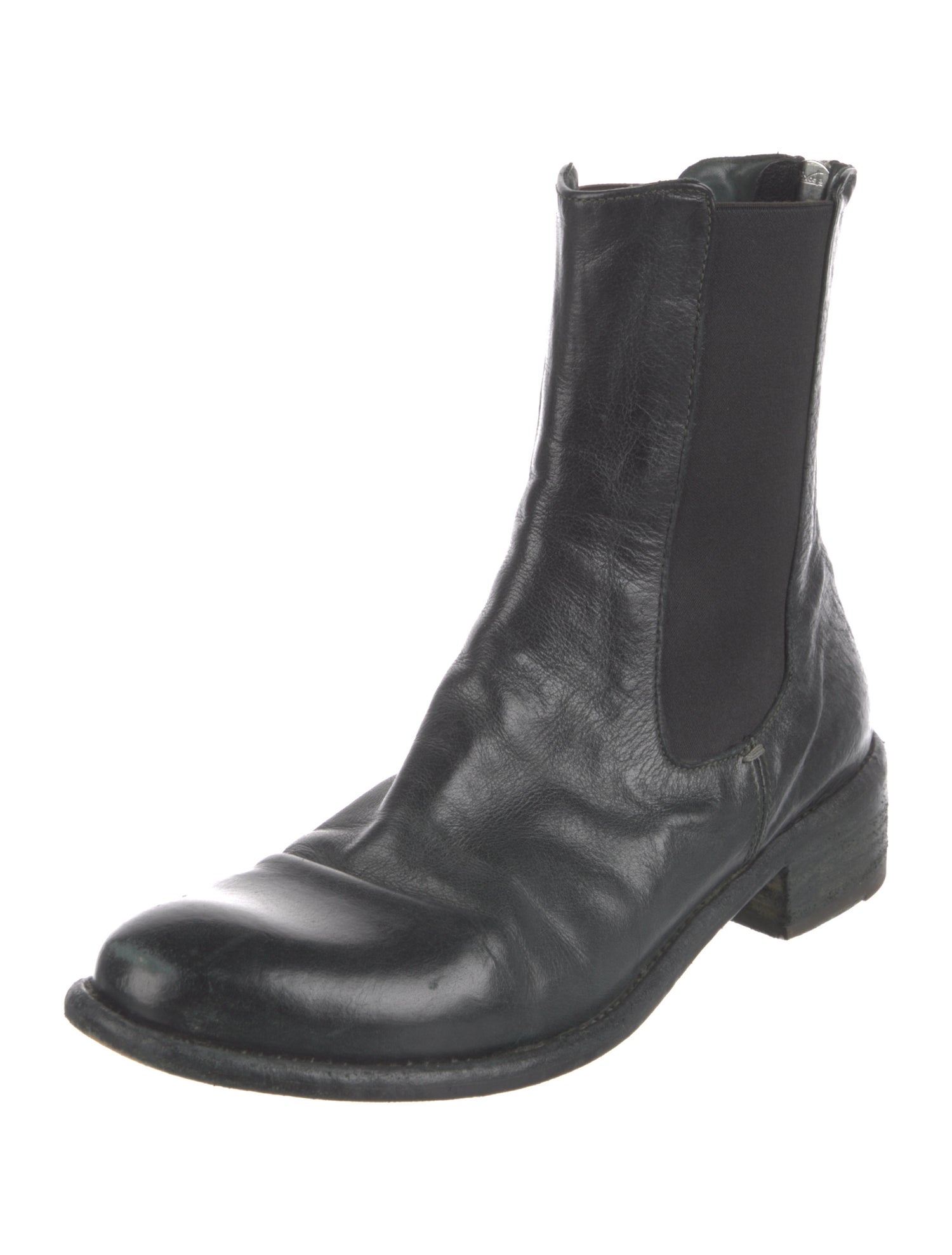Duccio Del Duca Leather Chelsea Boots