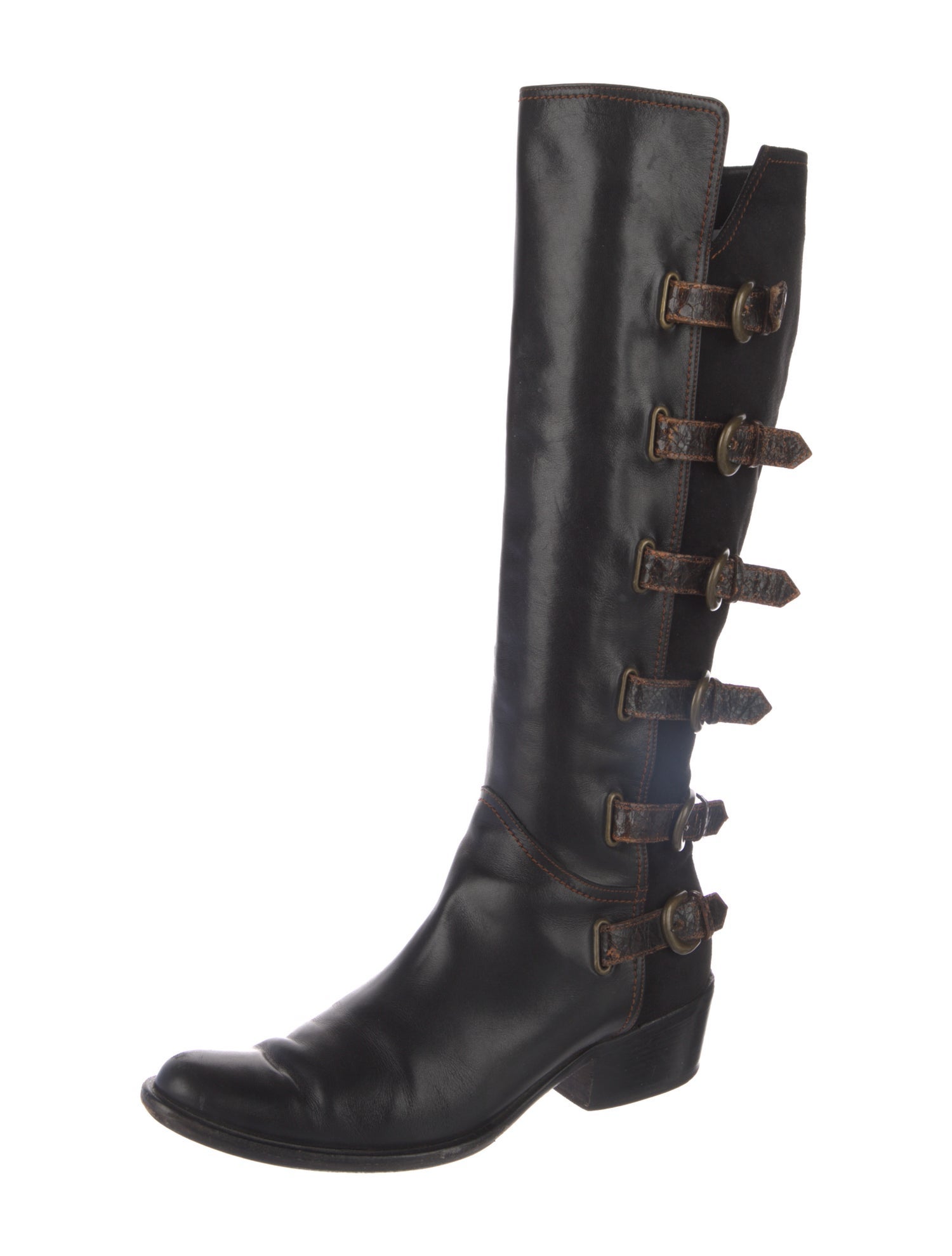 Duccio Del Duca Leather Riding Boots