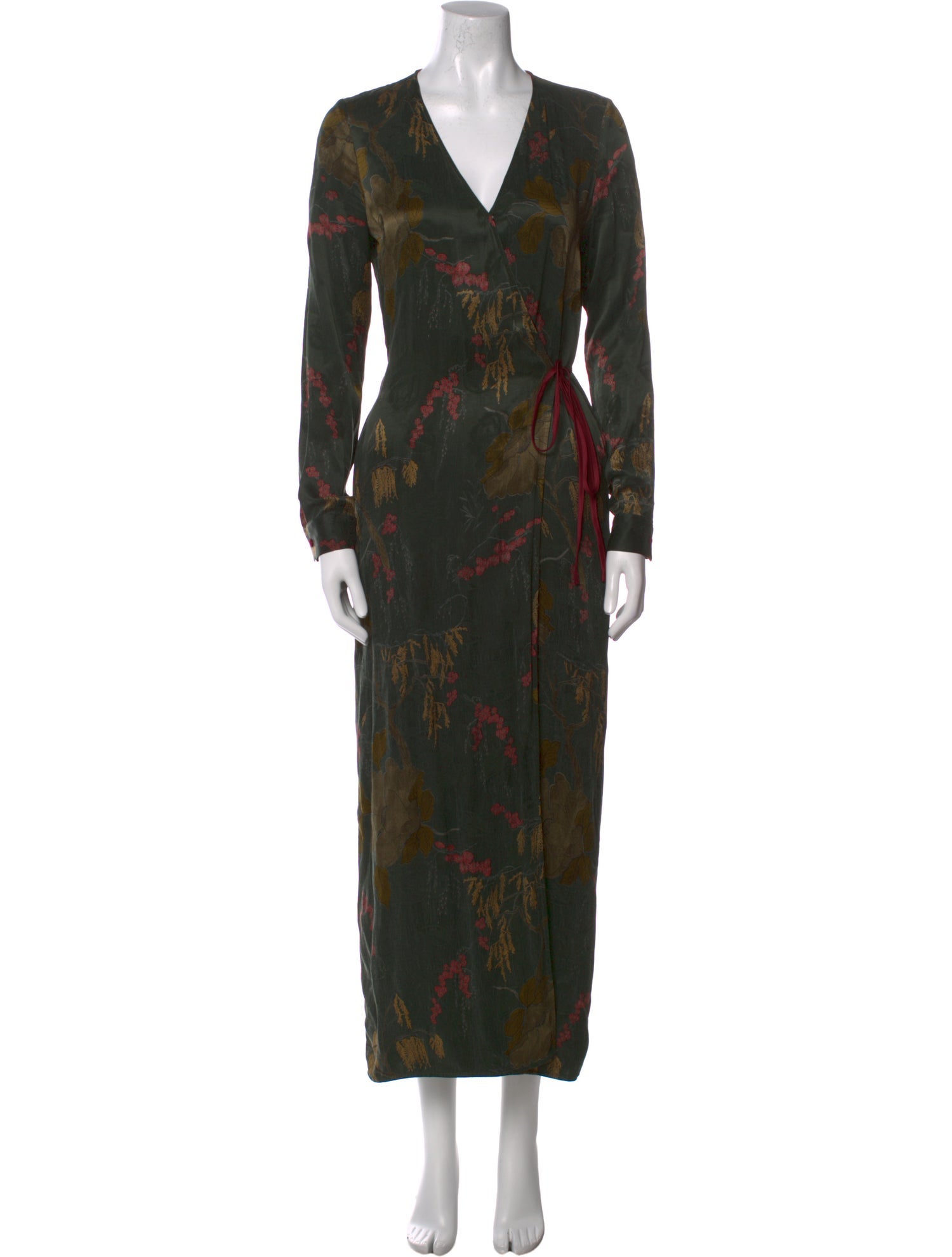 Divine Heritage Floral Print Long Dress