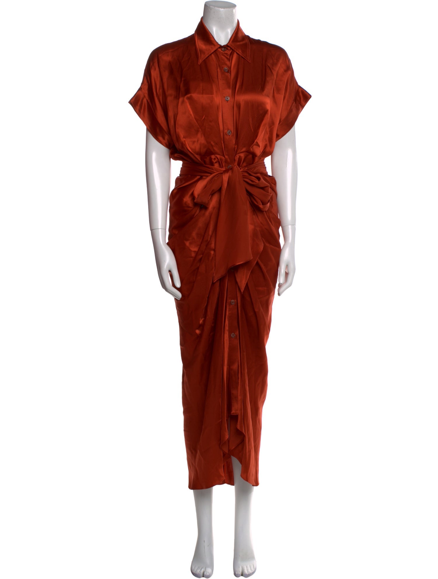 Divine Heritage Silk Midi Length Dress w/ Tags