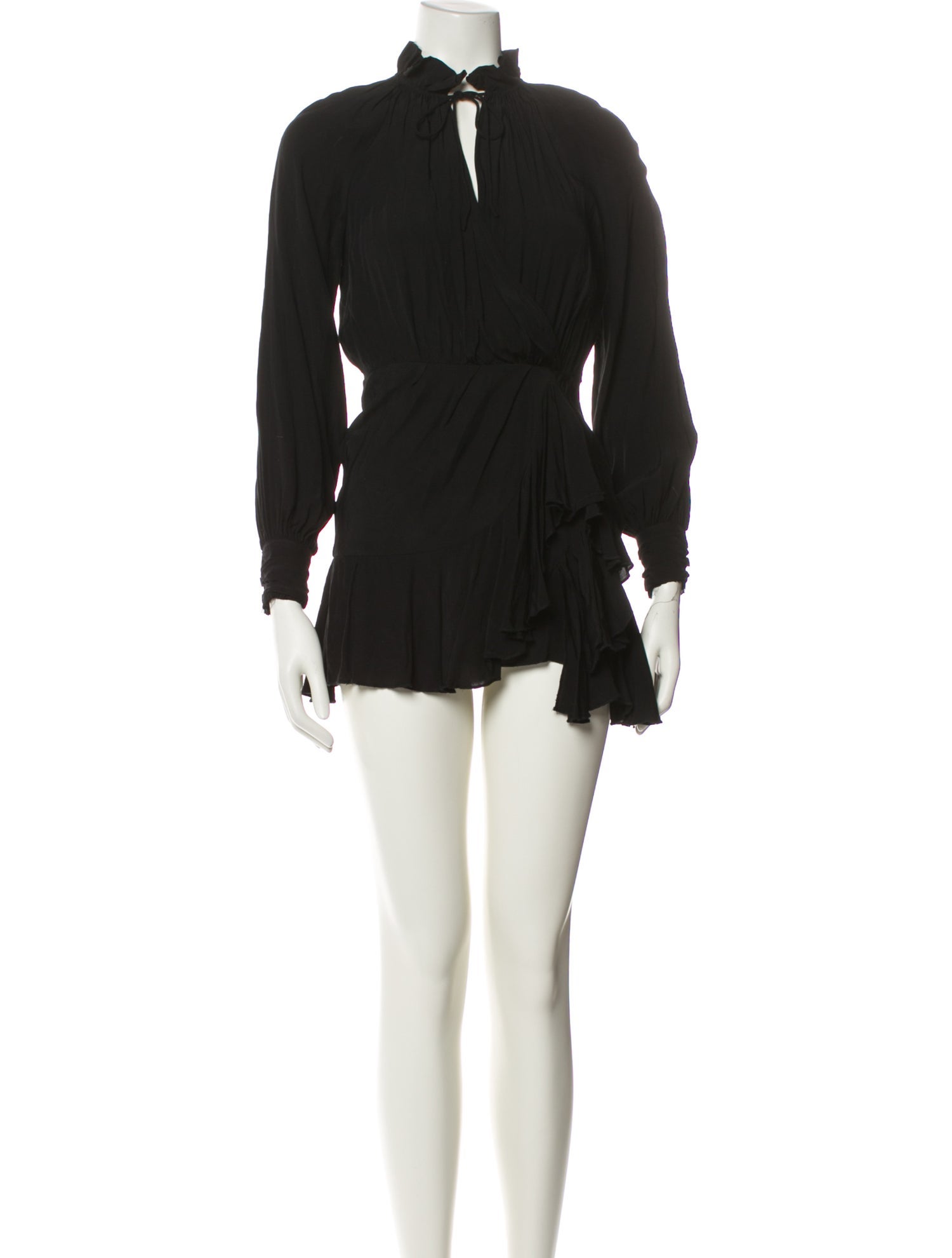 Divine Heritage Mock Neck Mini Dress