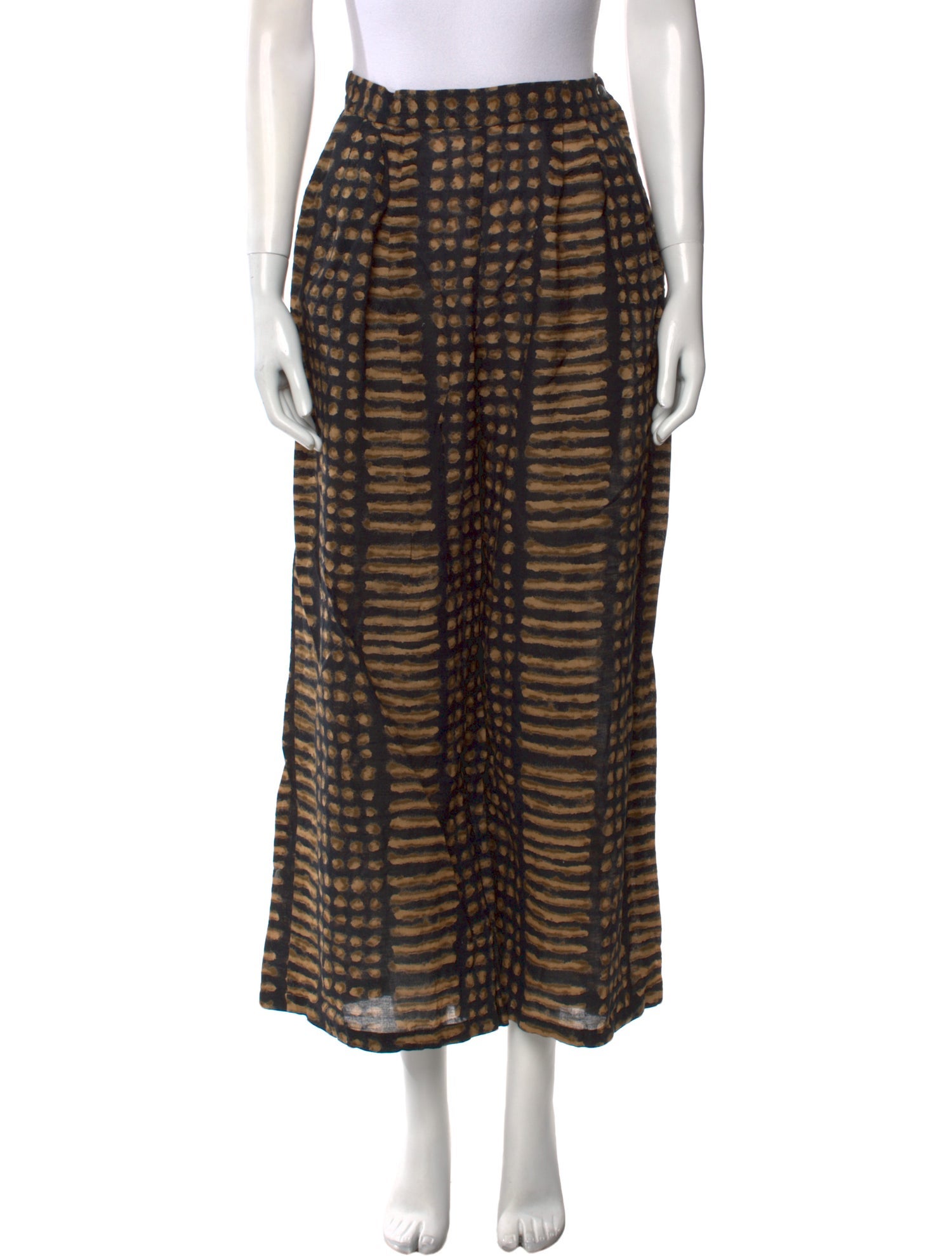 Deni Cler Printed Wide Leg Pants