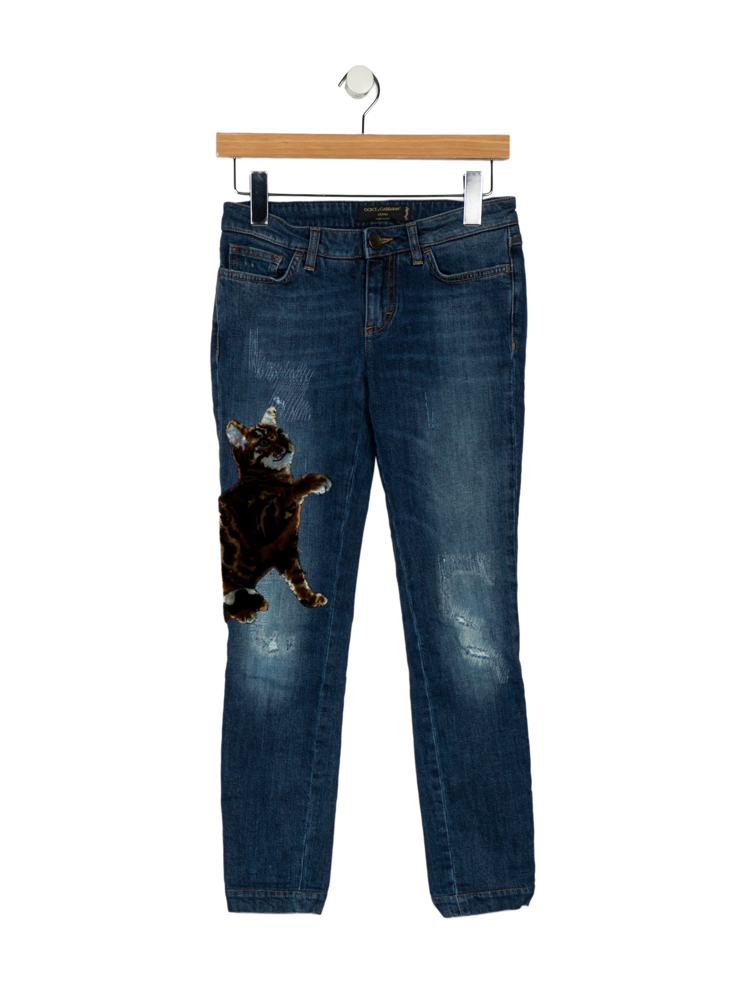 Dolce & Gabbana x Persol Low-Rise Skinny Leg Jeans