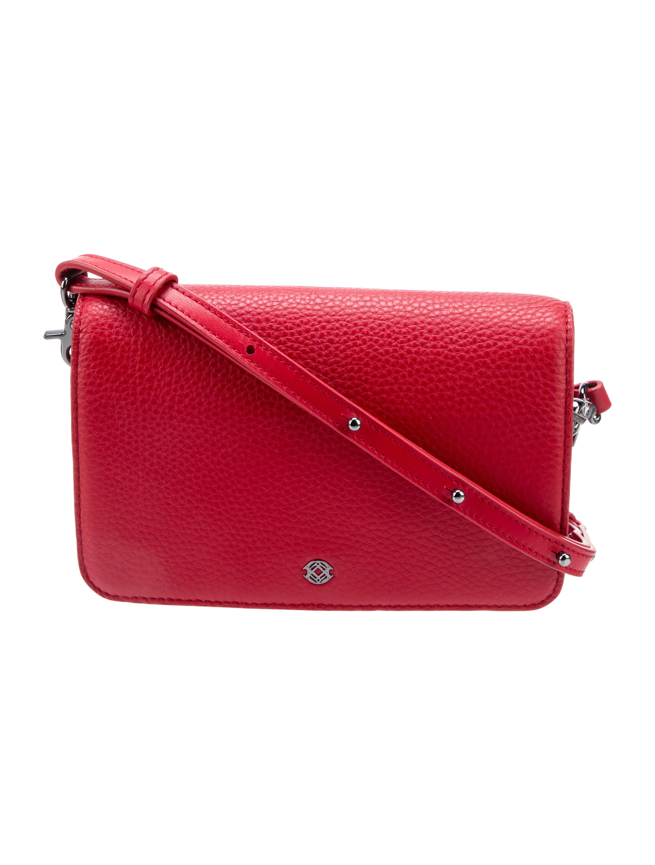 Dagne Dover Leather Crossbody Bag Red Crossbody Bags, Handbags