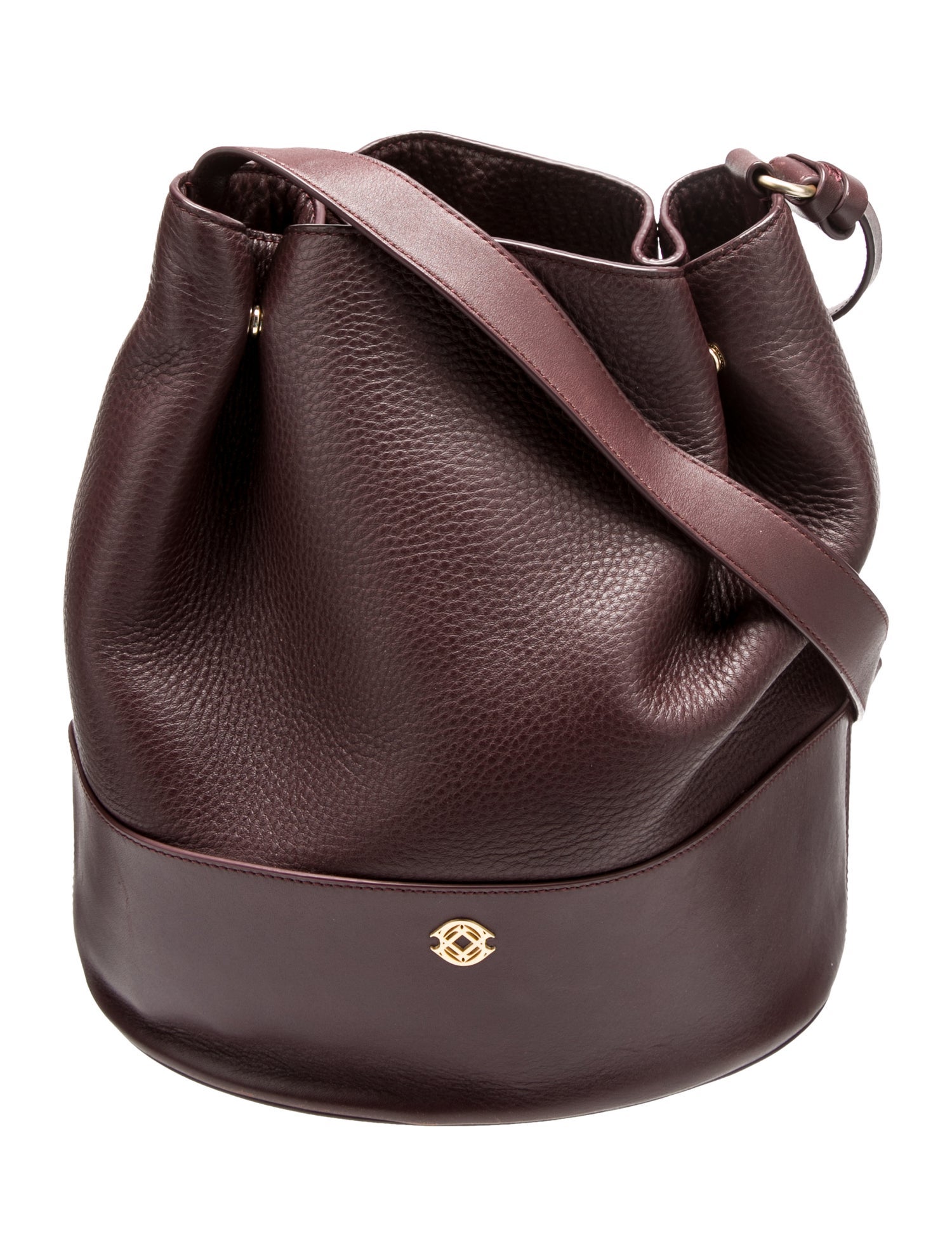 Dagne Dover Leather Bucket Bag