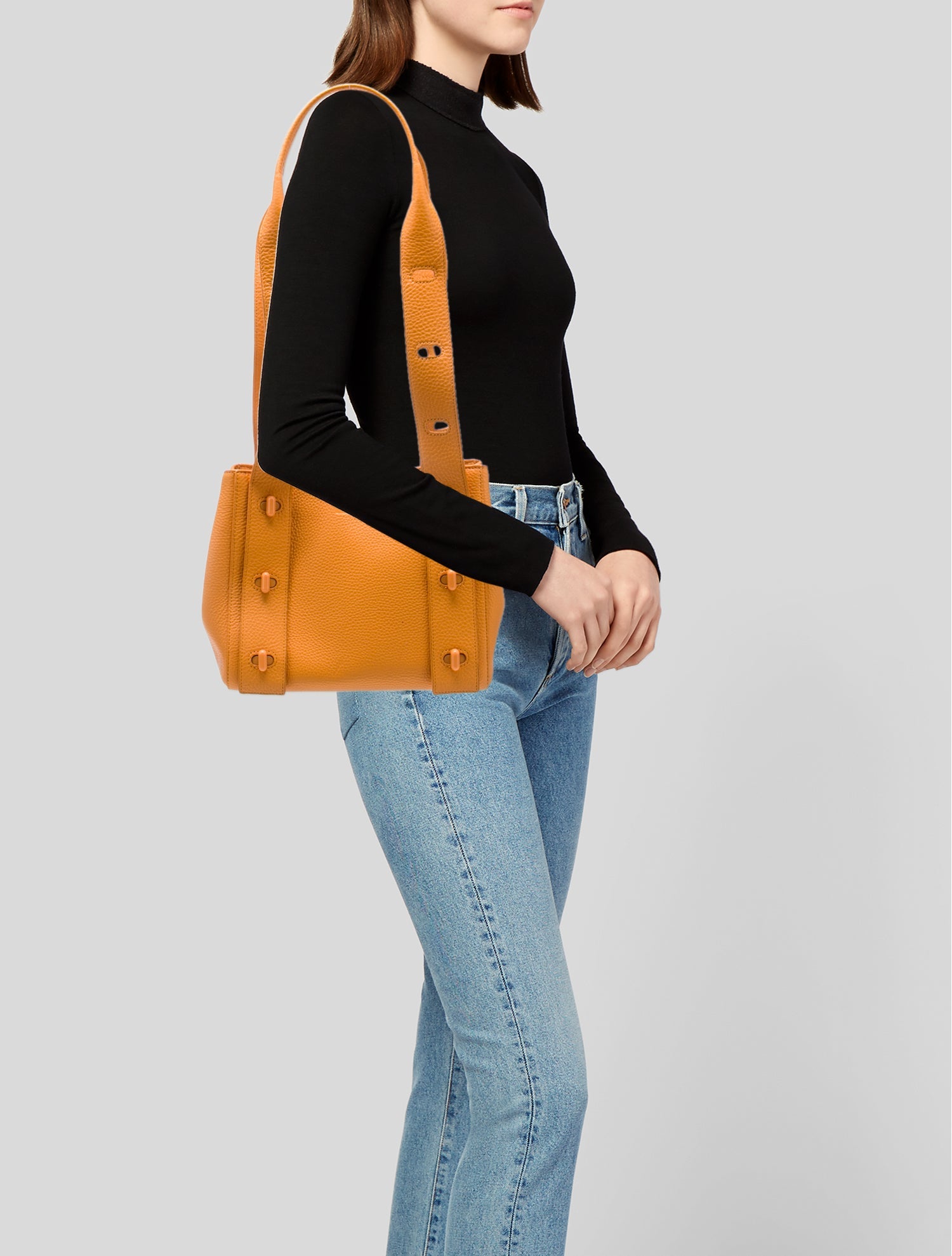 Dagne Dover Leather Shoulder Bag