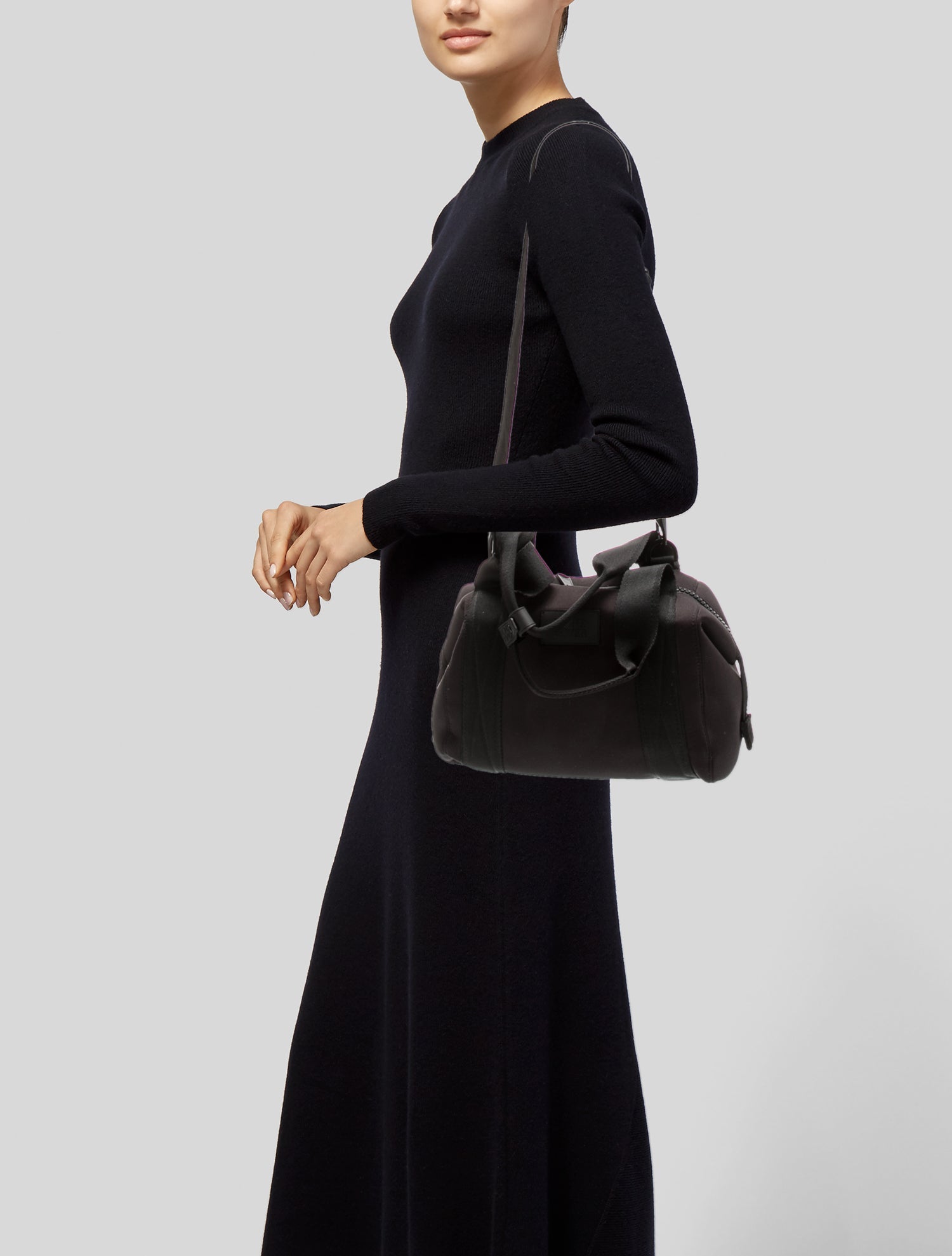 Dagne Dover Neoprene Top Handle Bag