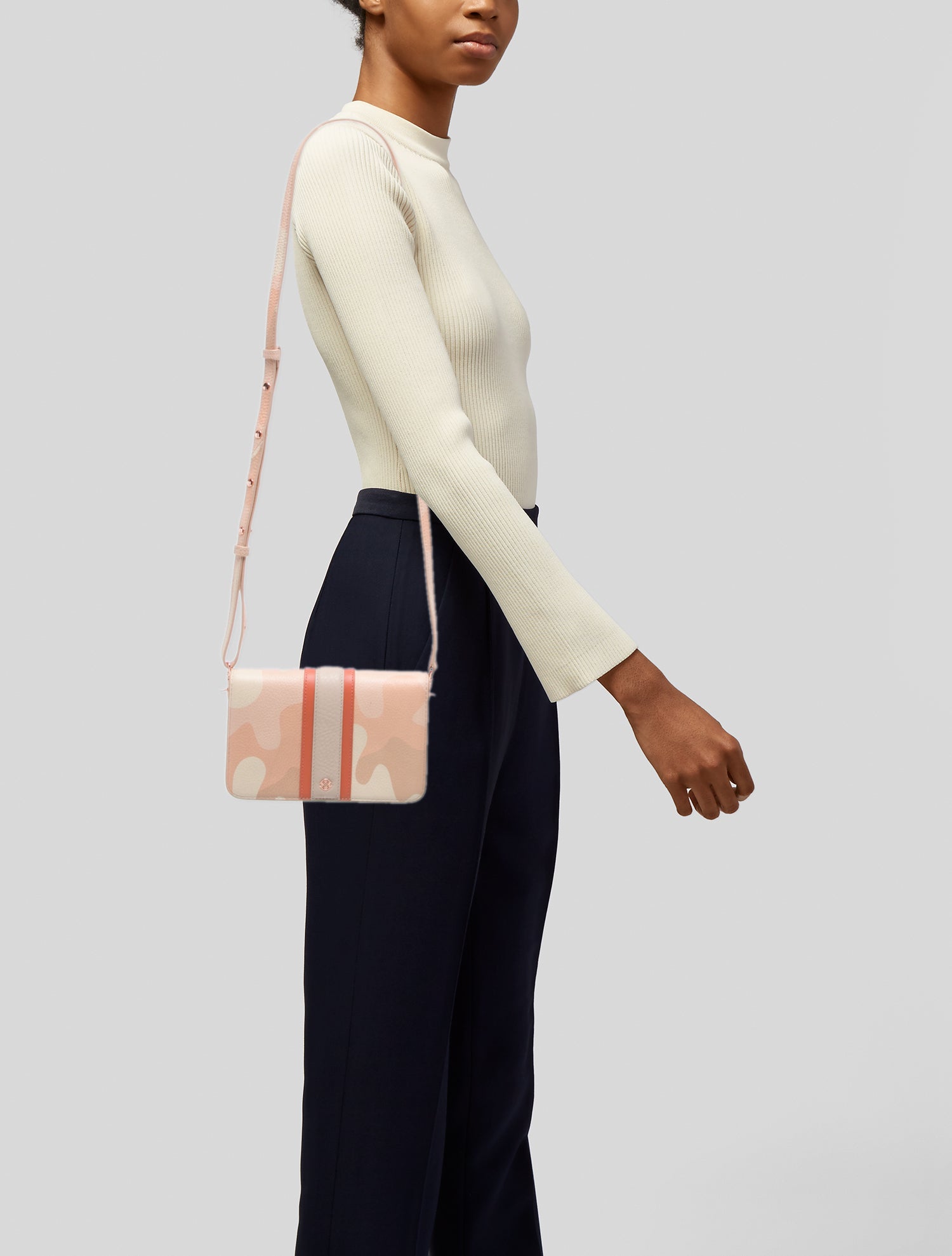 Dagne Dover Leather Clutch