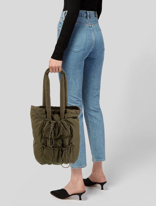 Dagne Dover Nylon Bucket Bag