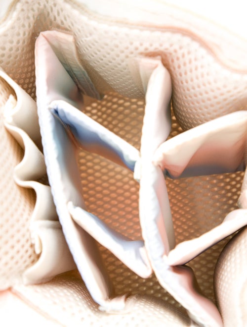 Dagne Dover pattern nylon cosmetic bag