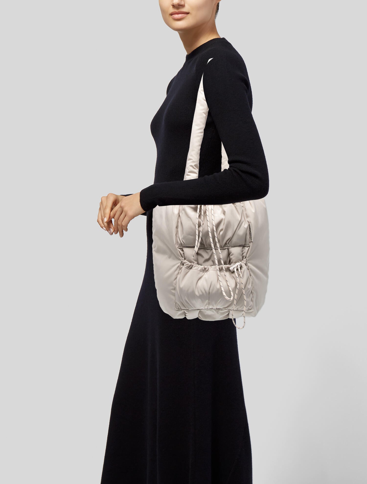 Dagne Dover Nylon Bucket Bag