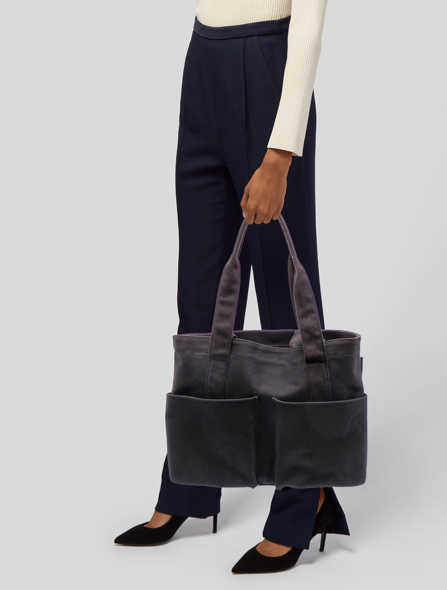 Dagne Dover Canvas Top Handle Bag