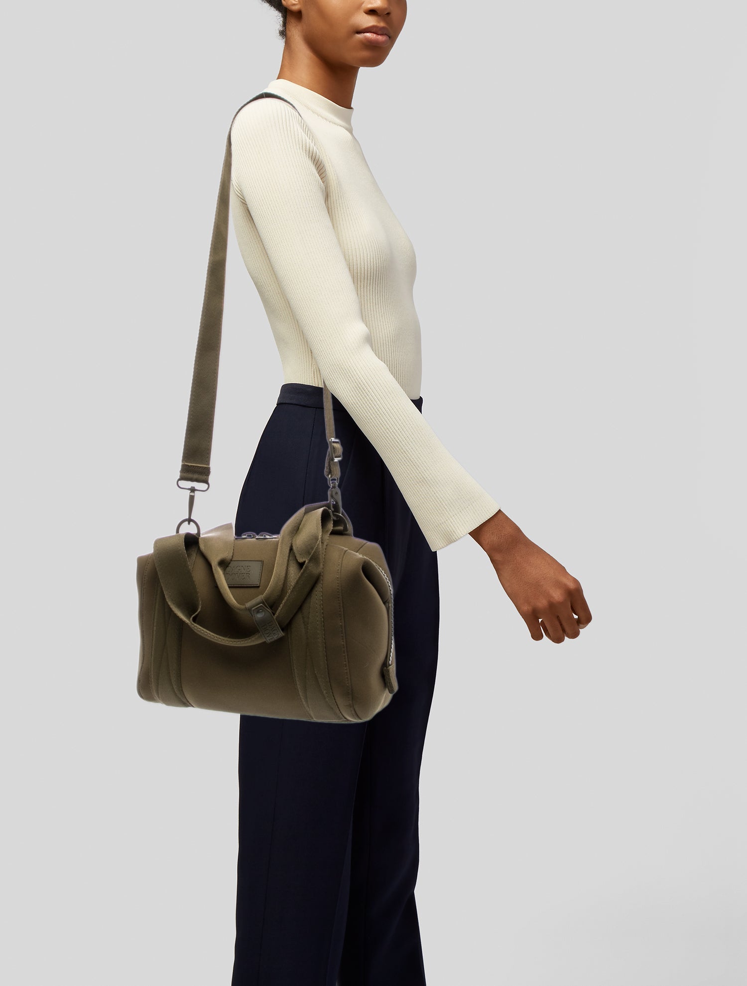 Dagne Dover Neoprene Top Handle Bag