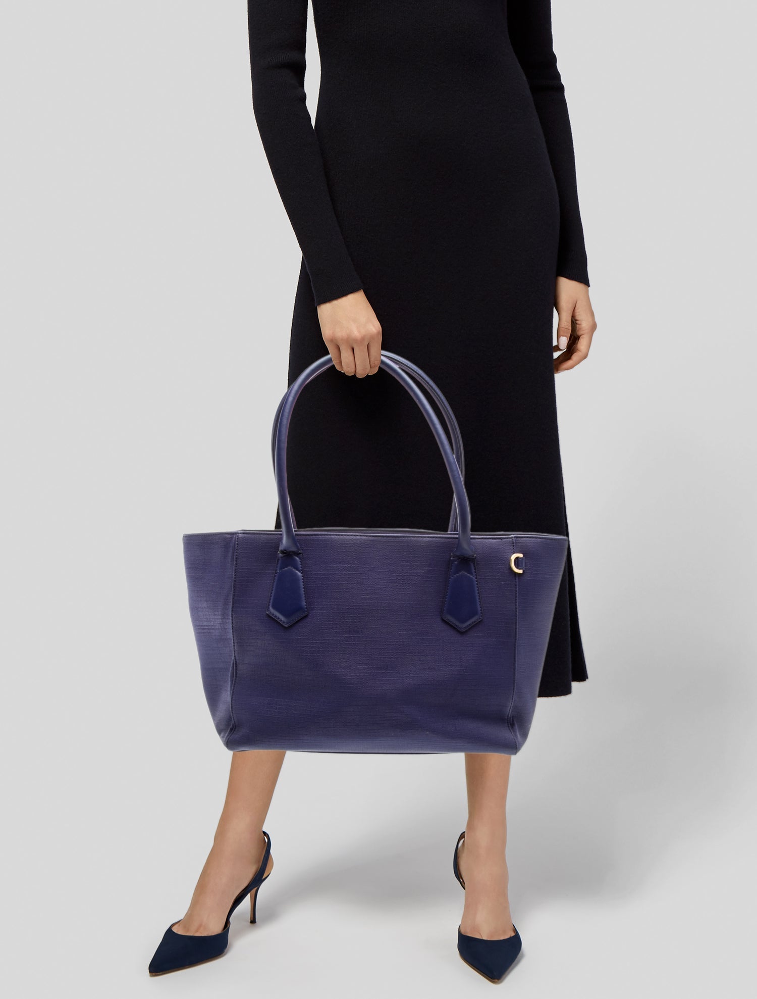 Dagne Dover Leather Top Handle Bag