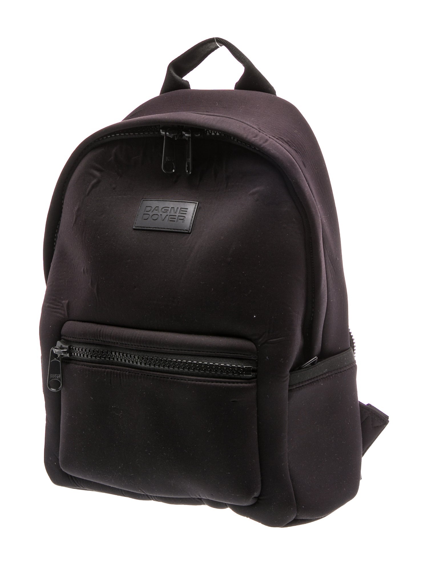 Building Block Leather Rucksack Backpack - Black Backpacks