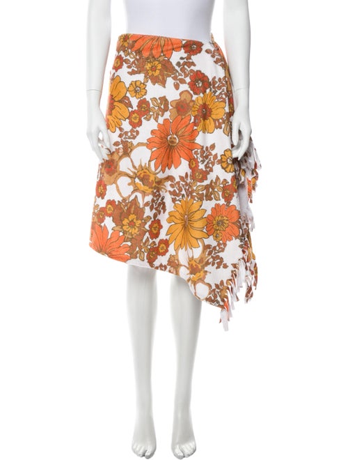 Dodo Bar Or Floral Print Midi Length Skirt
