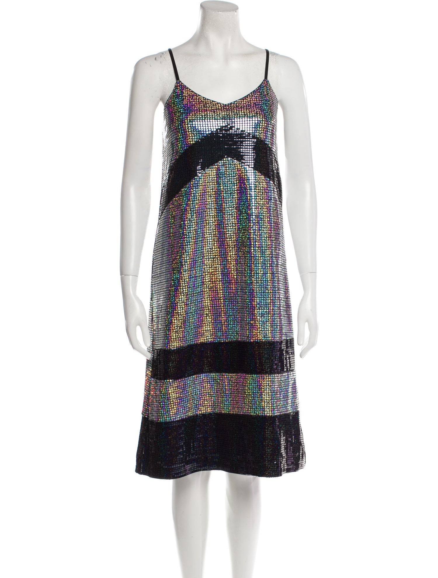 Dodo Bar Or Printed Midi Length Dress w/ Tags