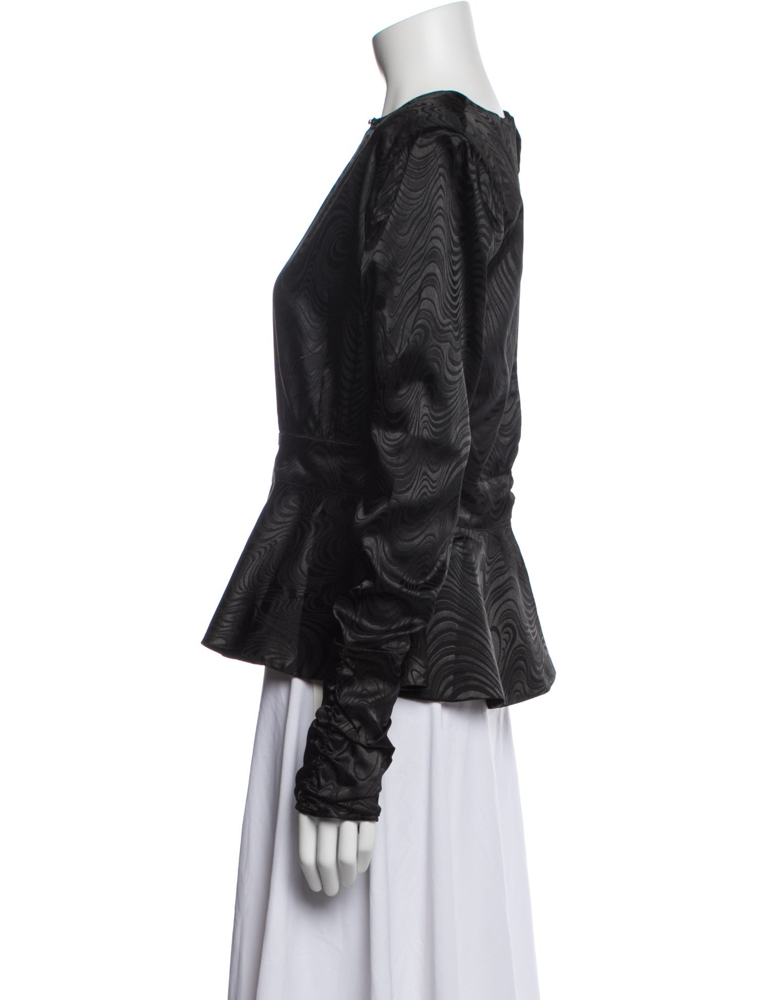 Dodo Bar Or Printed Crew Neck Blouse