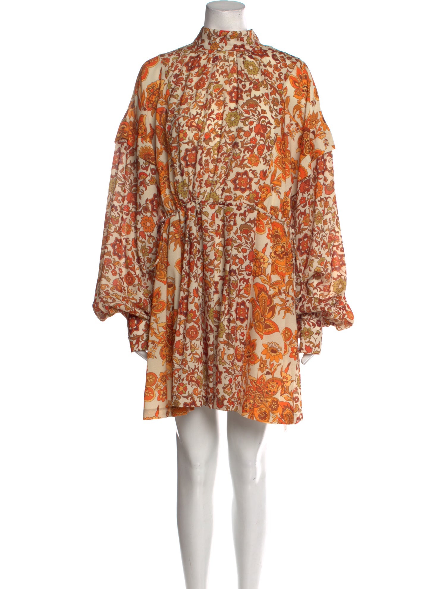 Dodo Bar Or Floral Print Mini Dress w/ Tags