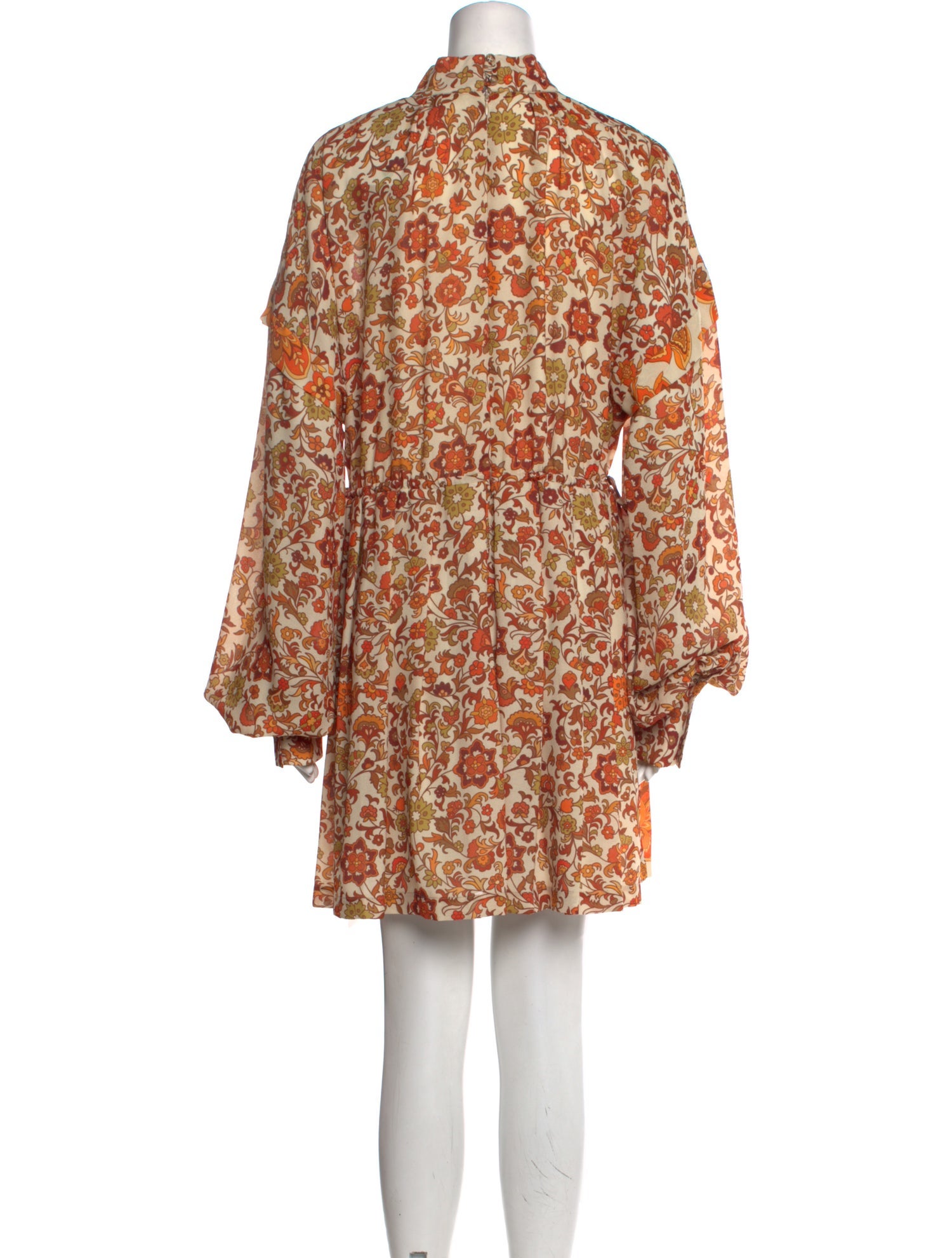 Dodo Bar Or Floral Print Mini Dress w/ Tags