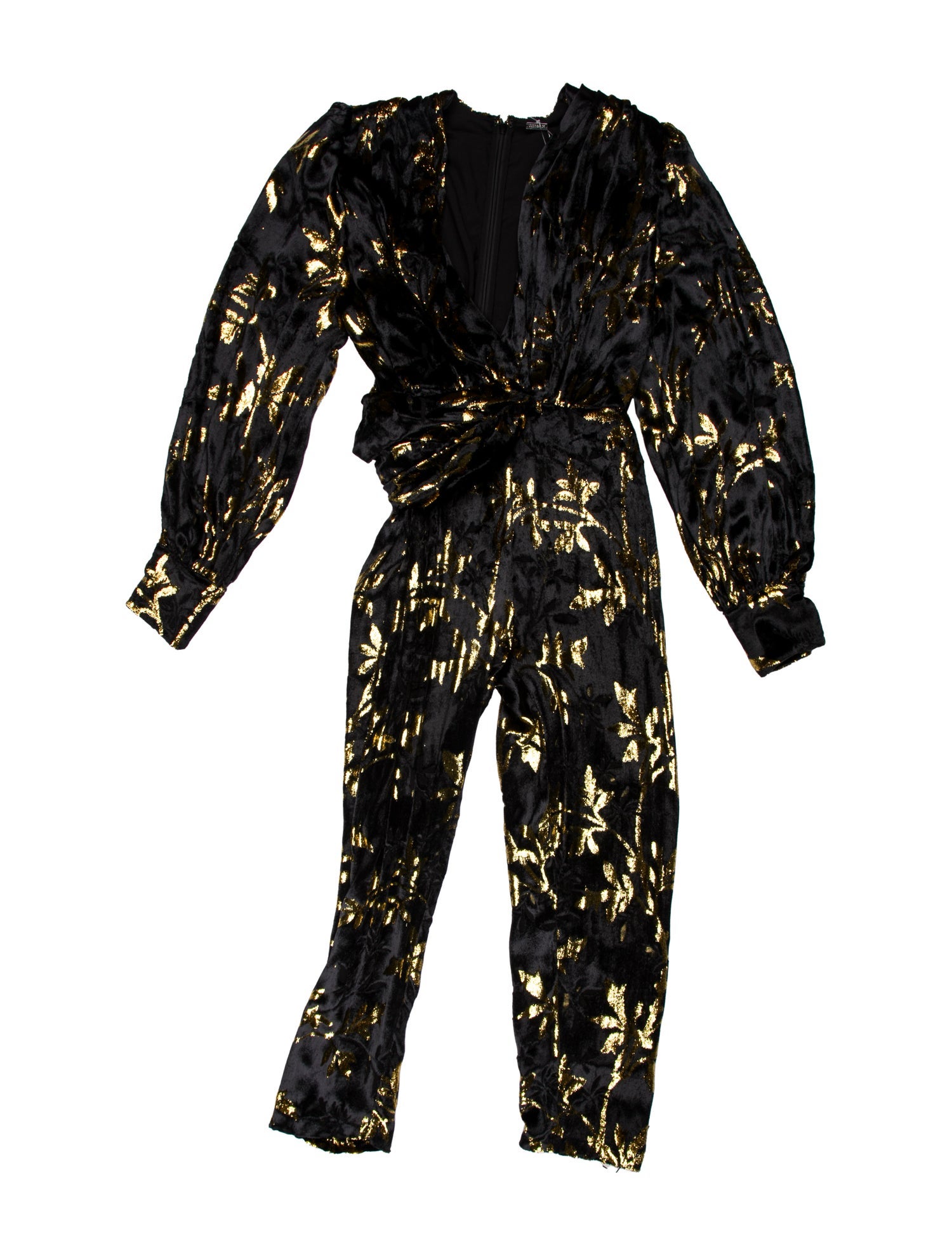 Dodo Bar Or Printed Cowl Neck Jumpsuit w/ Tags