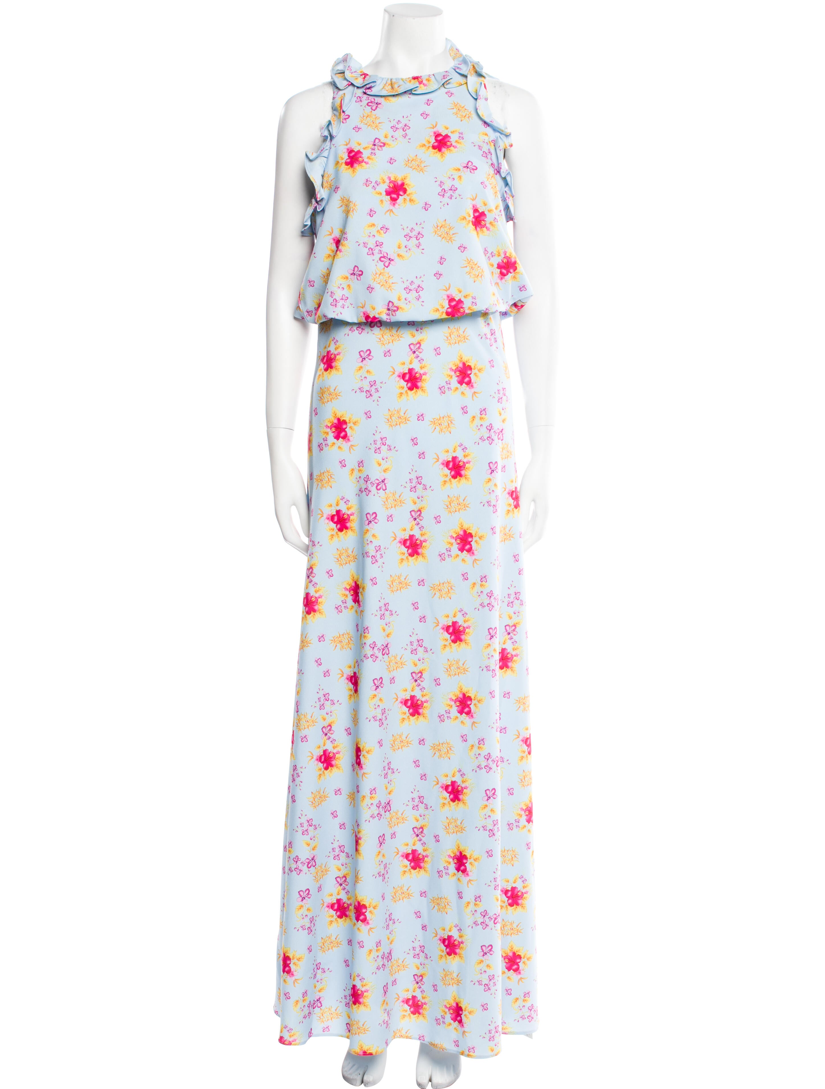 Dodo Bar Or Floral Print Long Dress