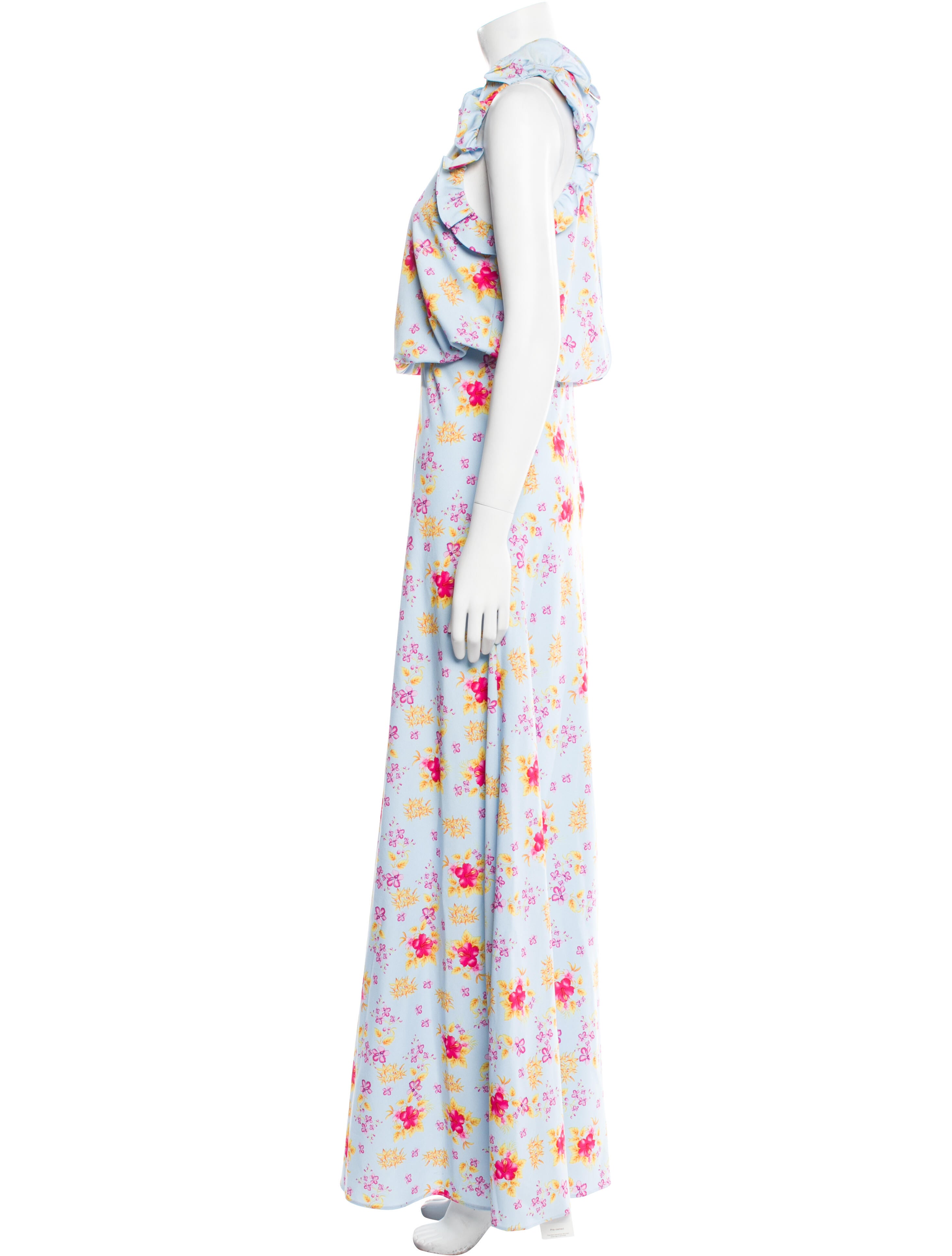Dodo Bar Or Floral Print Long Dress