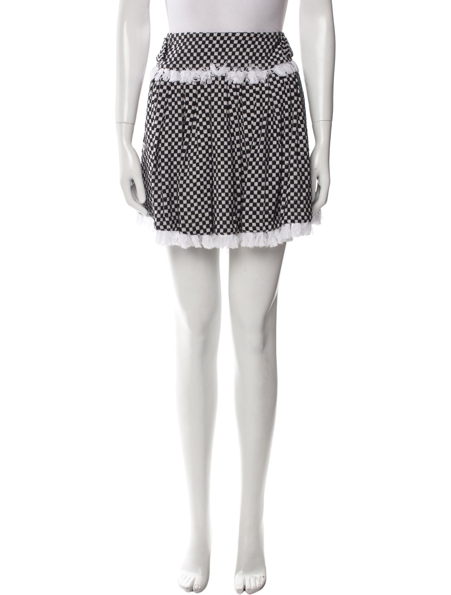 Dodo Bar Or Plaid Print Mini Skirt