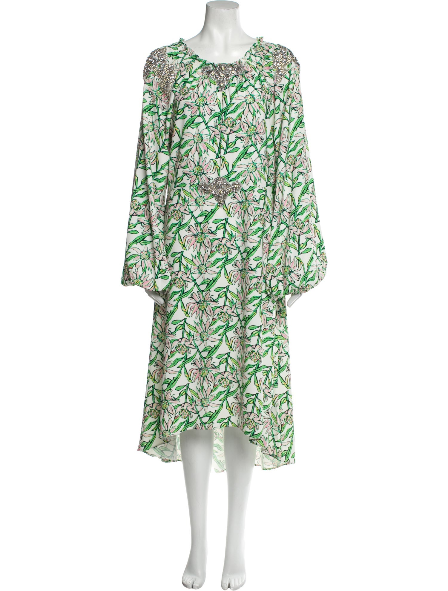 Dodo Bar Or Floral Print Long Dress
