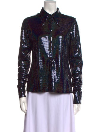 Dodo Bar Or Long Sleeve Button-Up Top