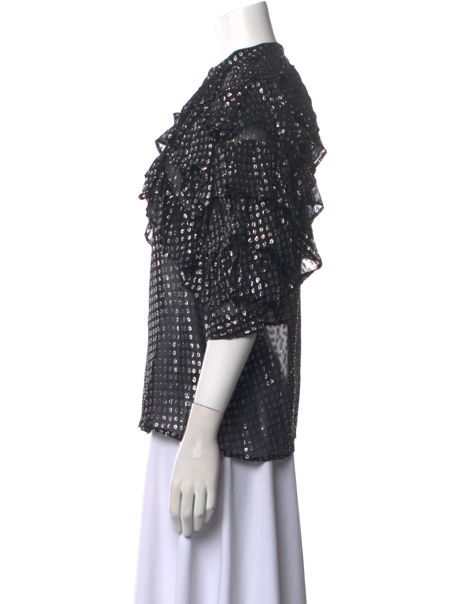 Dodo Bar Or Silk Printed Blouse