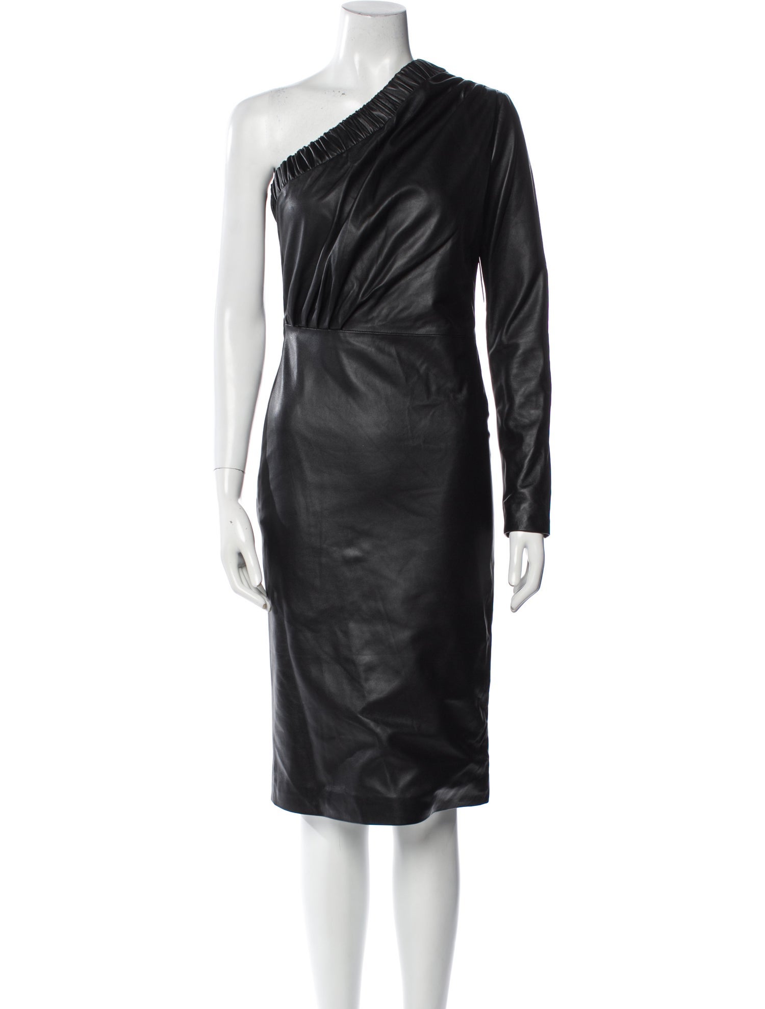 Dodo Bar Or Leather Knee-Length Dress w/ Tags