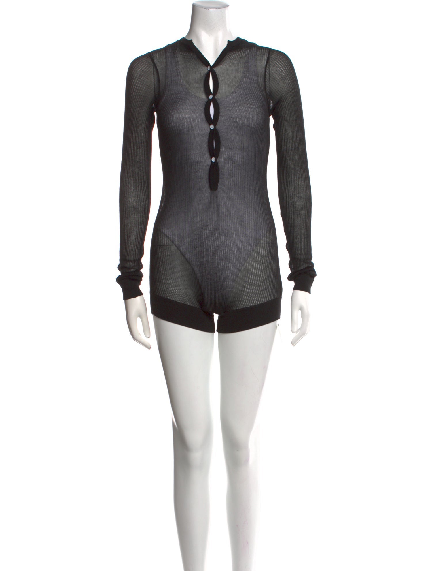 Dodo Bar Or V-Neck Long Sleeve Bodysuit