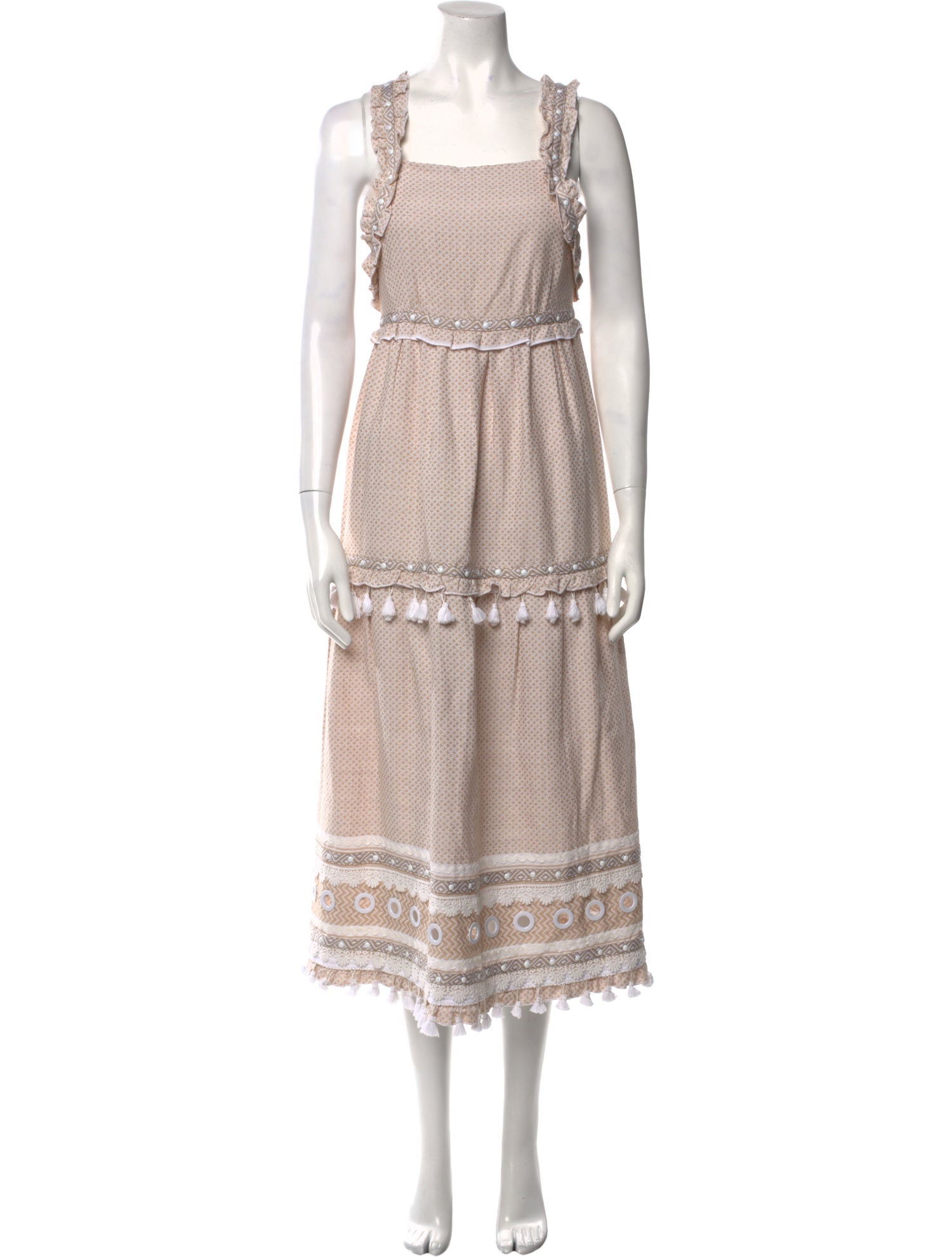 Dodo Bar Or Square Neckline Long Dress