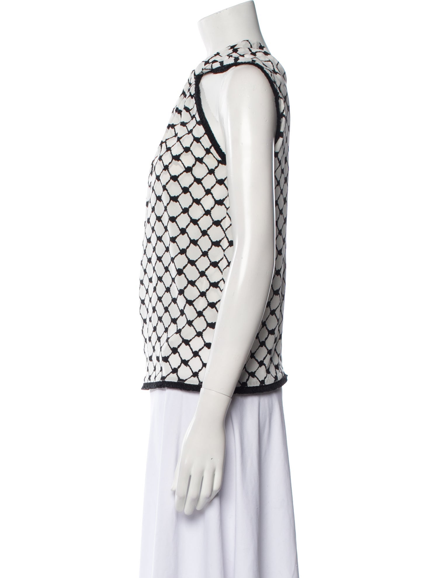 Dodo Bar Or Silk Printed Blouse