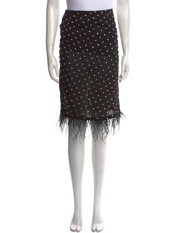 Dodo Bar Or Skirts Polka Dot Print Knee-Length Skirt Us0, It36 | XS