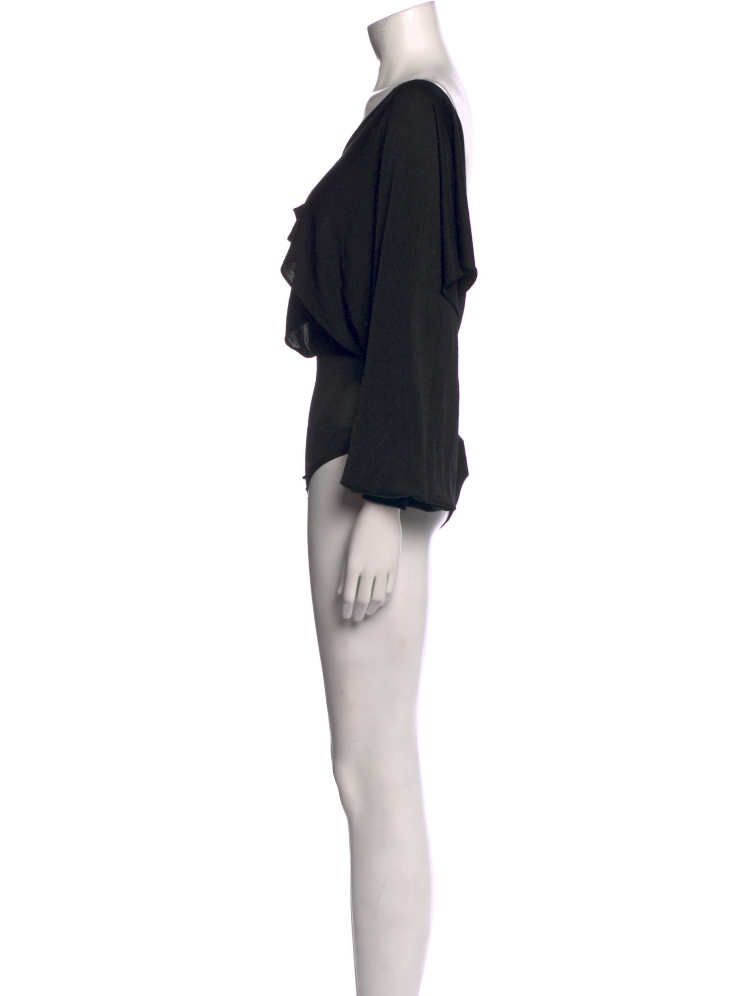 Dodo Bar Or V-Neck Three-Quarter Sleeve Bodysuit w/ Tags