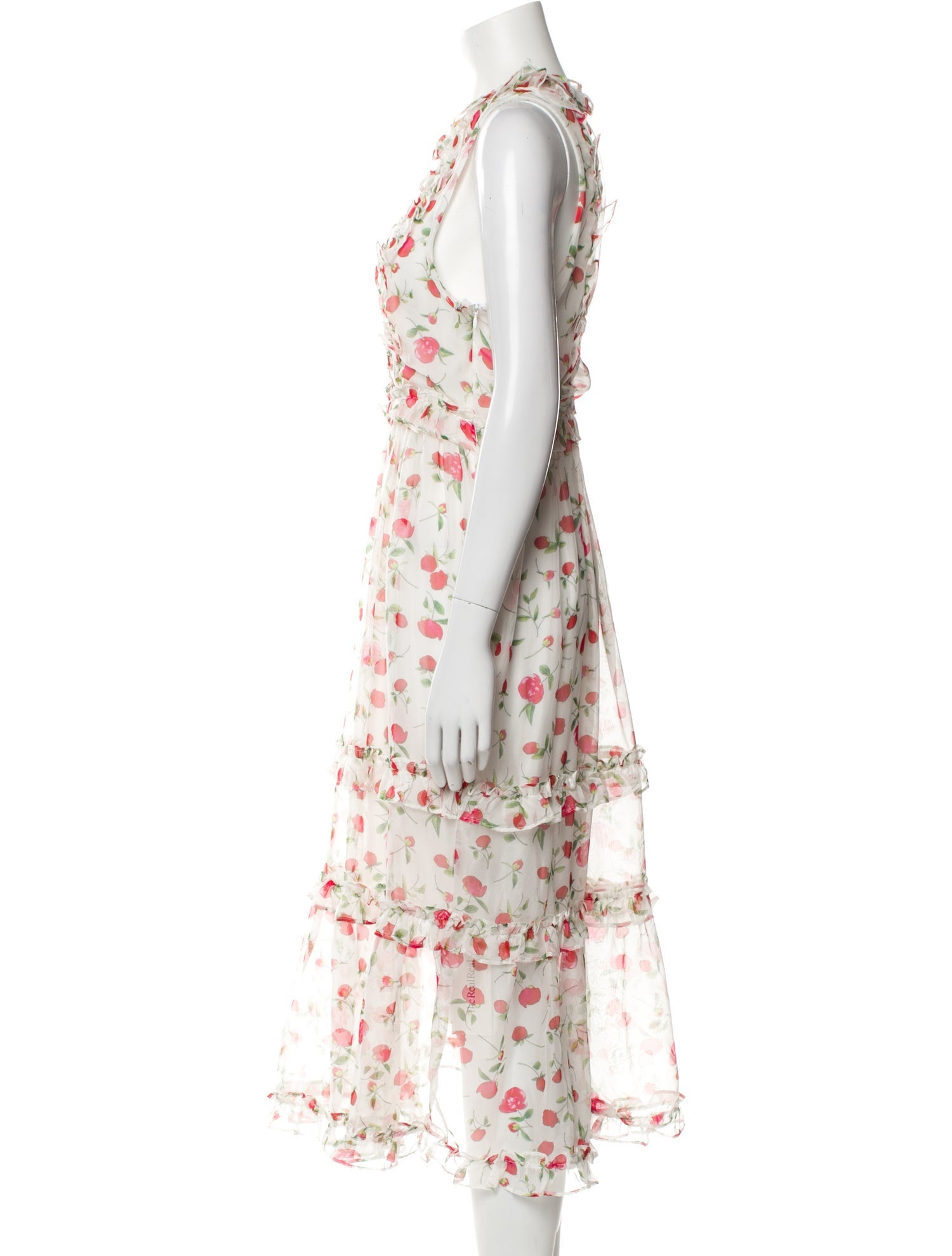 Dodo Bar Or Floral Print Midi Length Dress