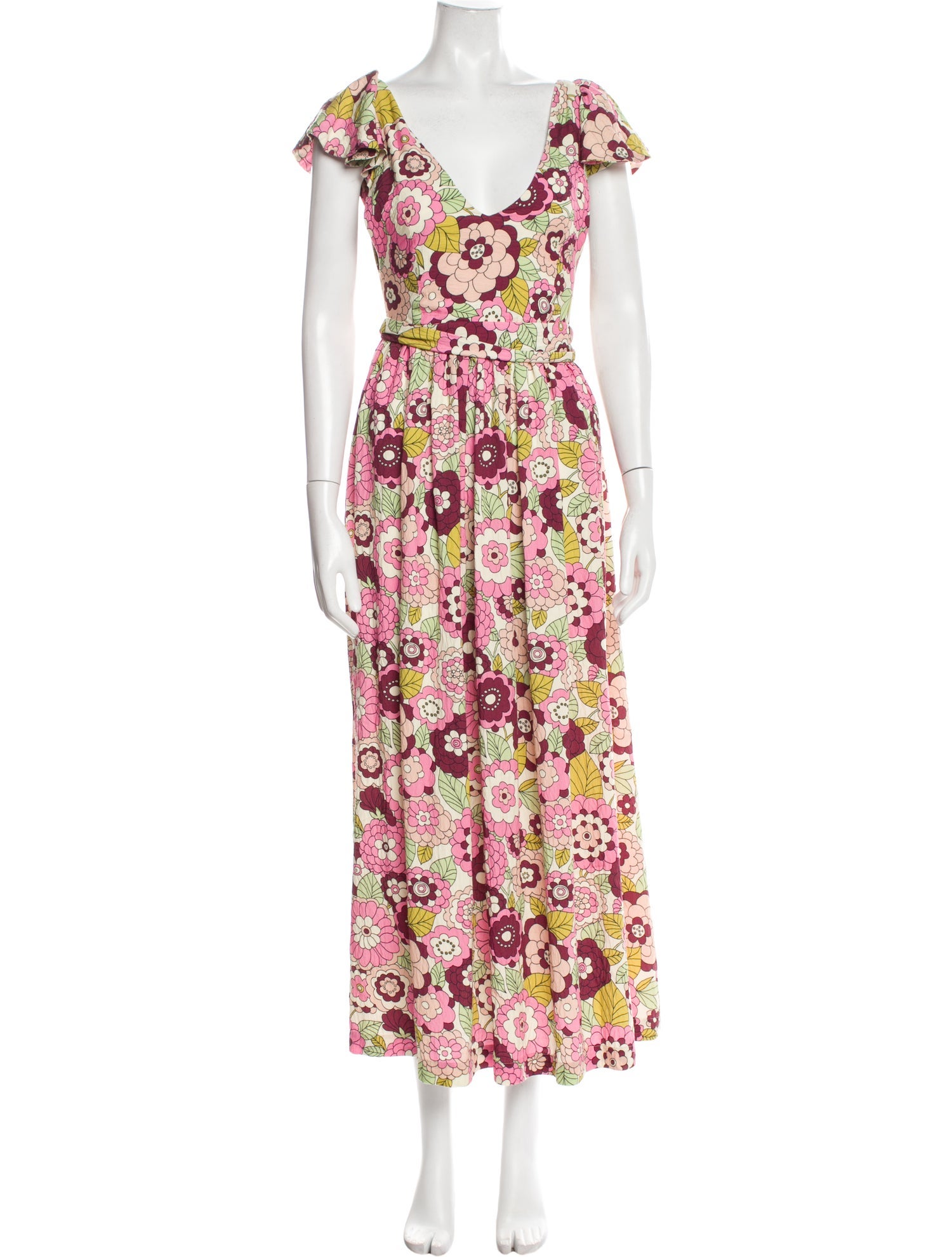 Dodo Bar Or Floral Print Long Dress