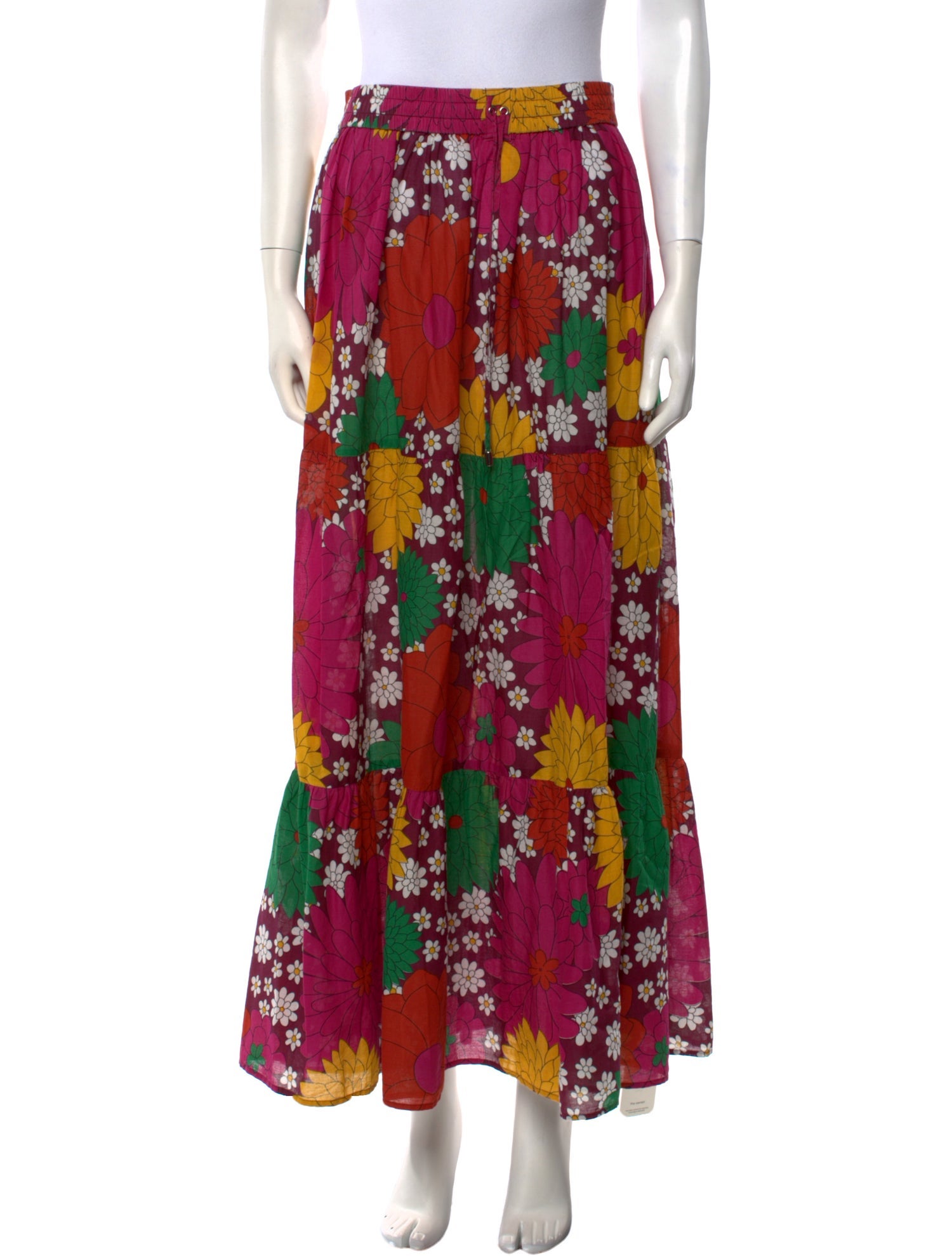 Dodo Bar Or Floral Print Midi Length Skirt